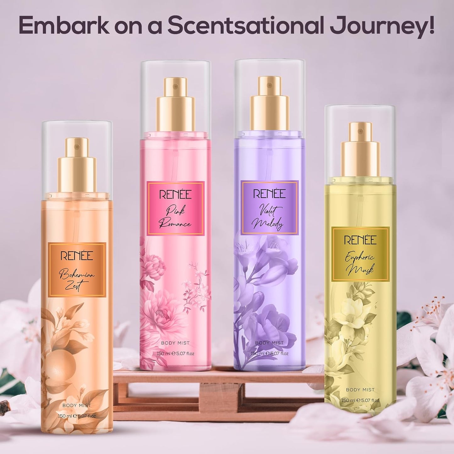 RENEE Bohemian Zest Body Mist, 150 Ml