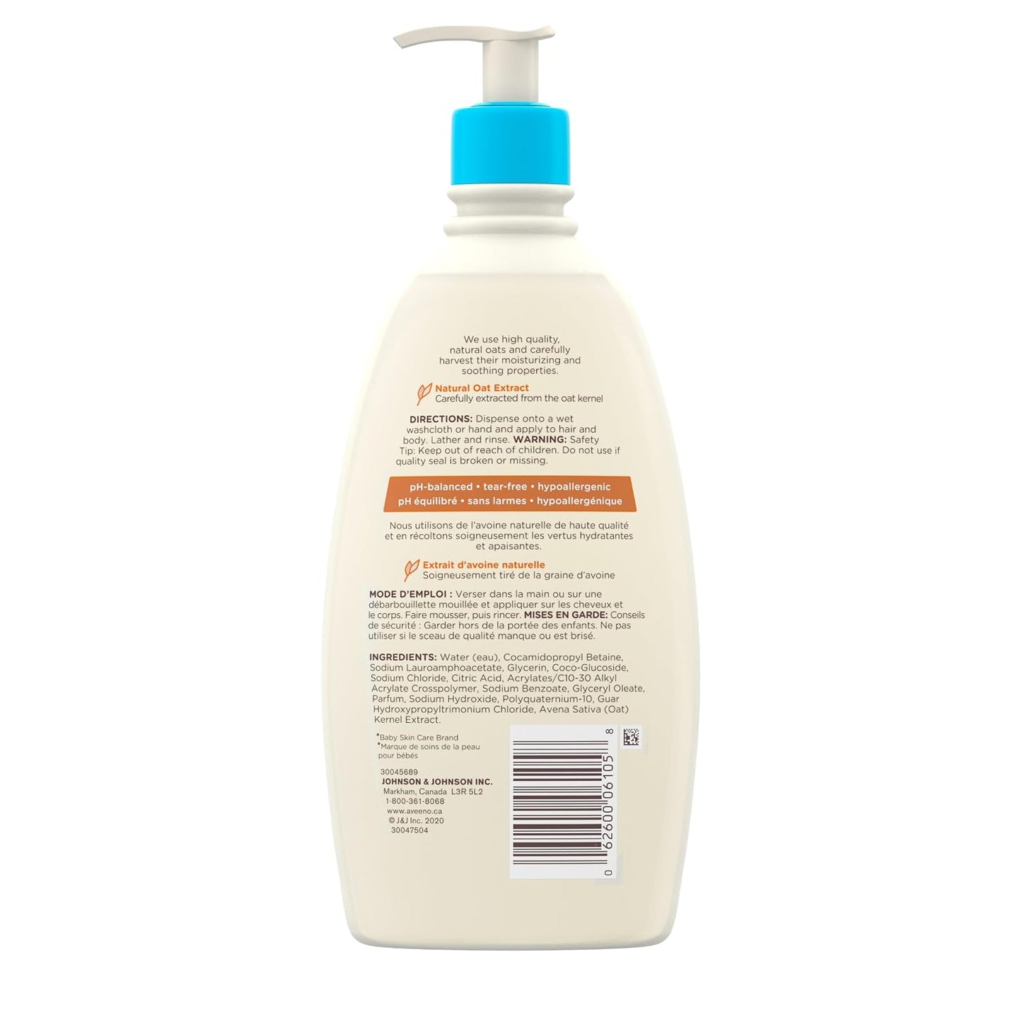 Aveeno Baby Wash & Shampoo 18 Ounce