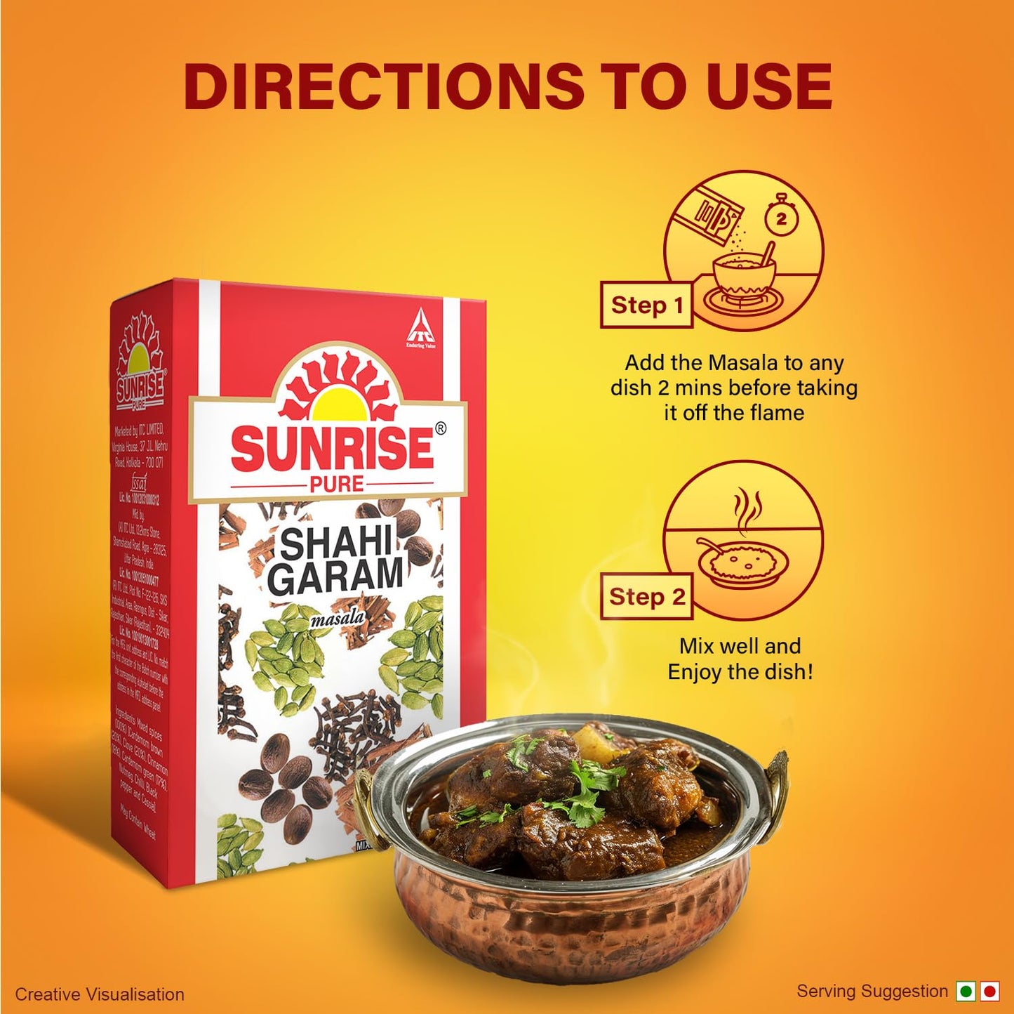 Sunrise Pure, Shahi Garam Masala Powder - 50 grams (Pouch)
