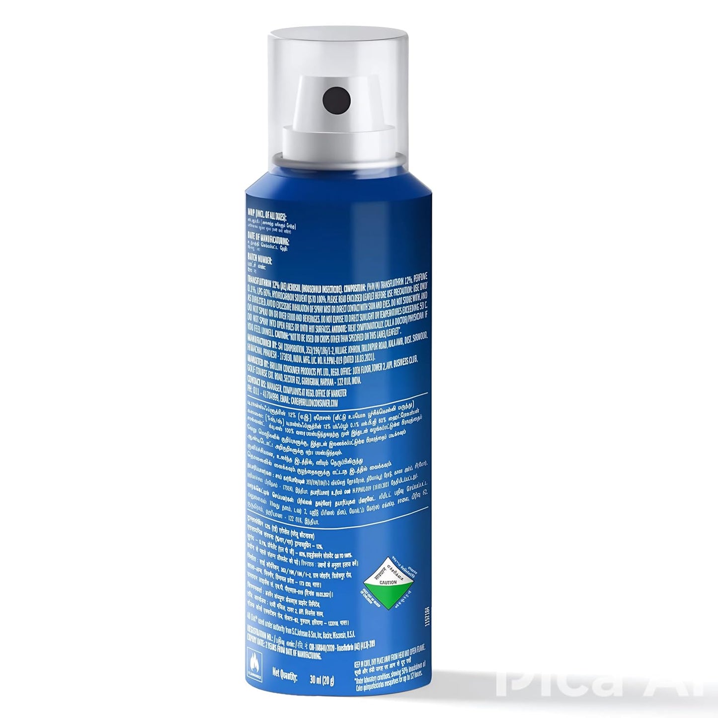 All Out All Night Mosquito And Fly Spray (30Ml, Blue), Pack Of 1