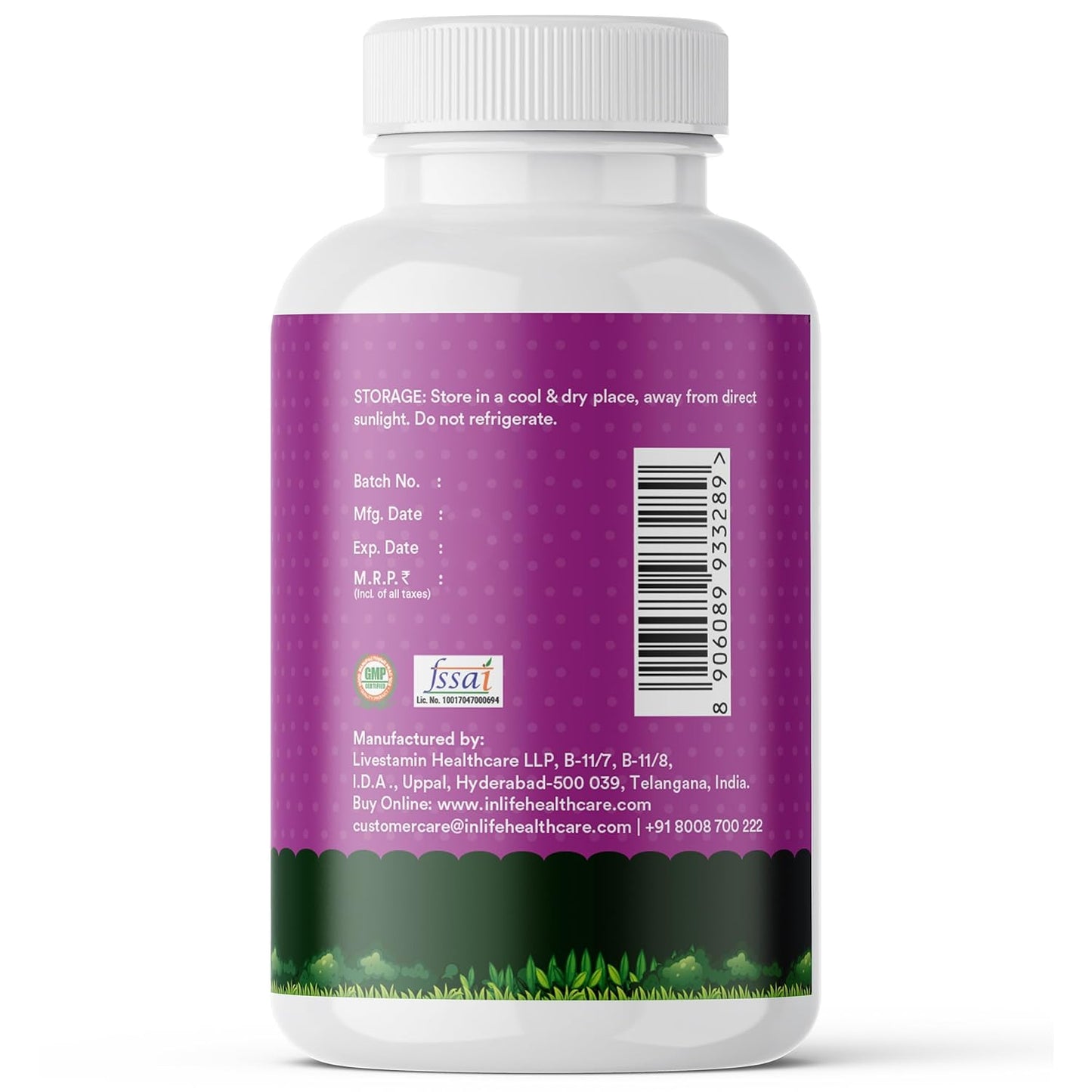 INLIFE Milk Thistle Capsules for Dogs & Cats | Liver Detox Supplement & Kidney Health, 400mg - 60 Vegetarian Capsules