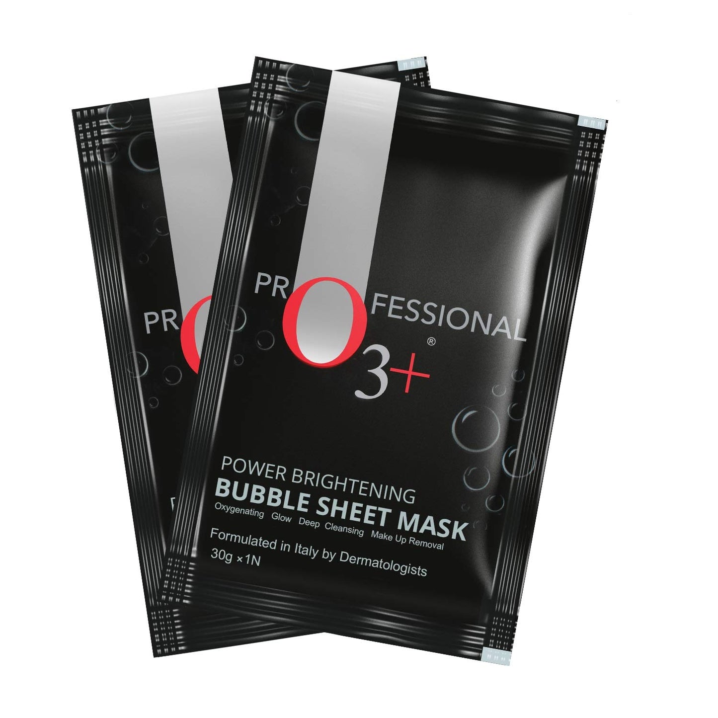 O3+ Power Brightening Bubble Sheet Mask for Deep cleansing and glowing skin (30gm,Pack of 1)