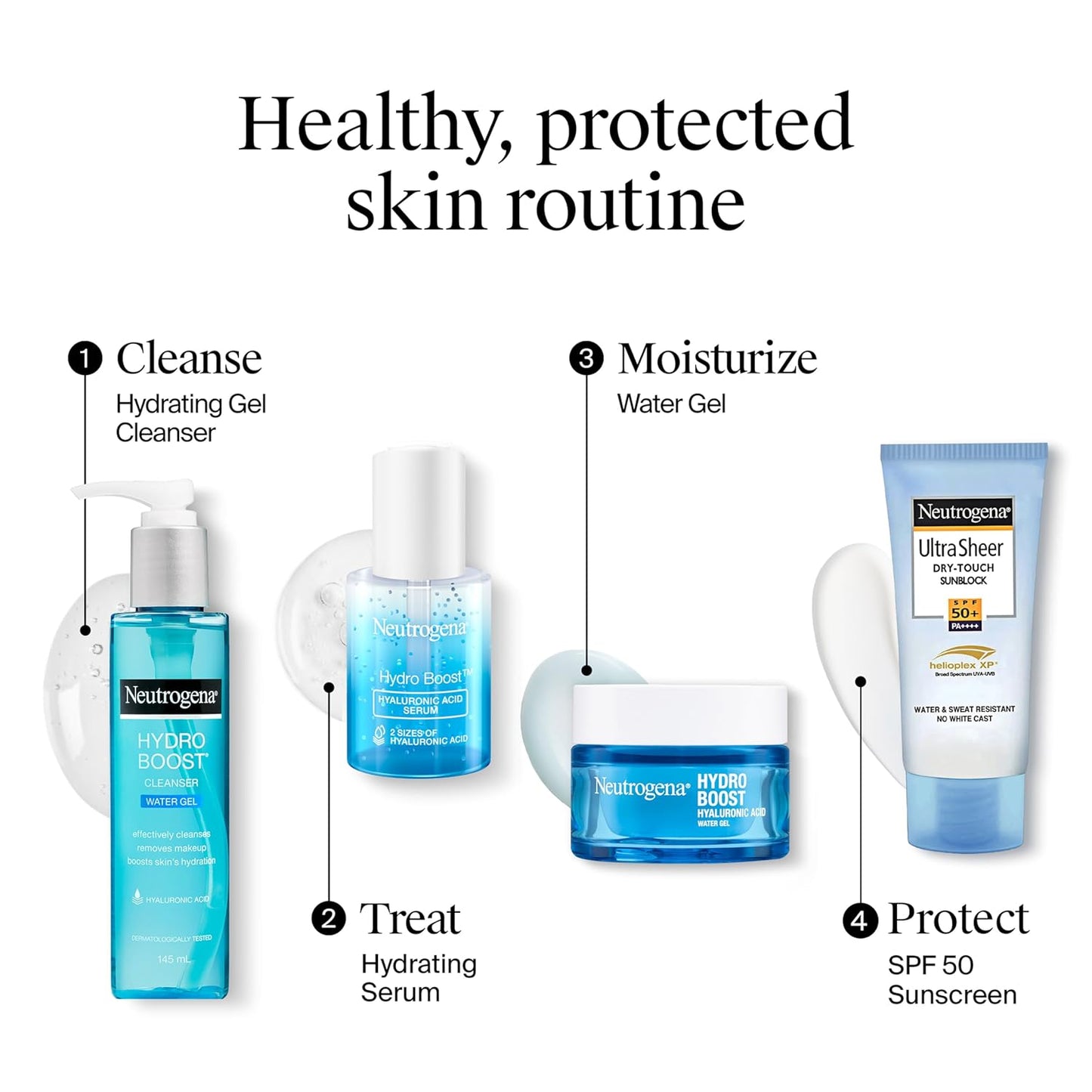 Neutrogena Ultra Sheer Sunscreen SPF 50+ | Broad Spectrum UVA/UVB | Blue light protect | No White Cast | Water resistant, Ultra light & Non sticky | Oily, Dry & Sensitive Skin | 30 g (Pack of 1)