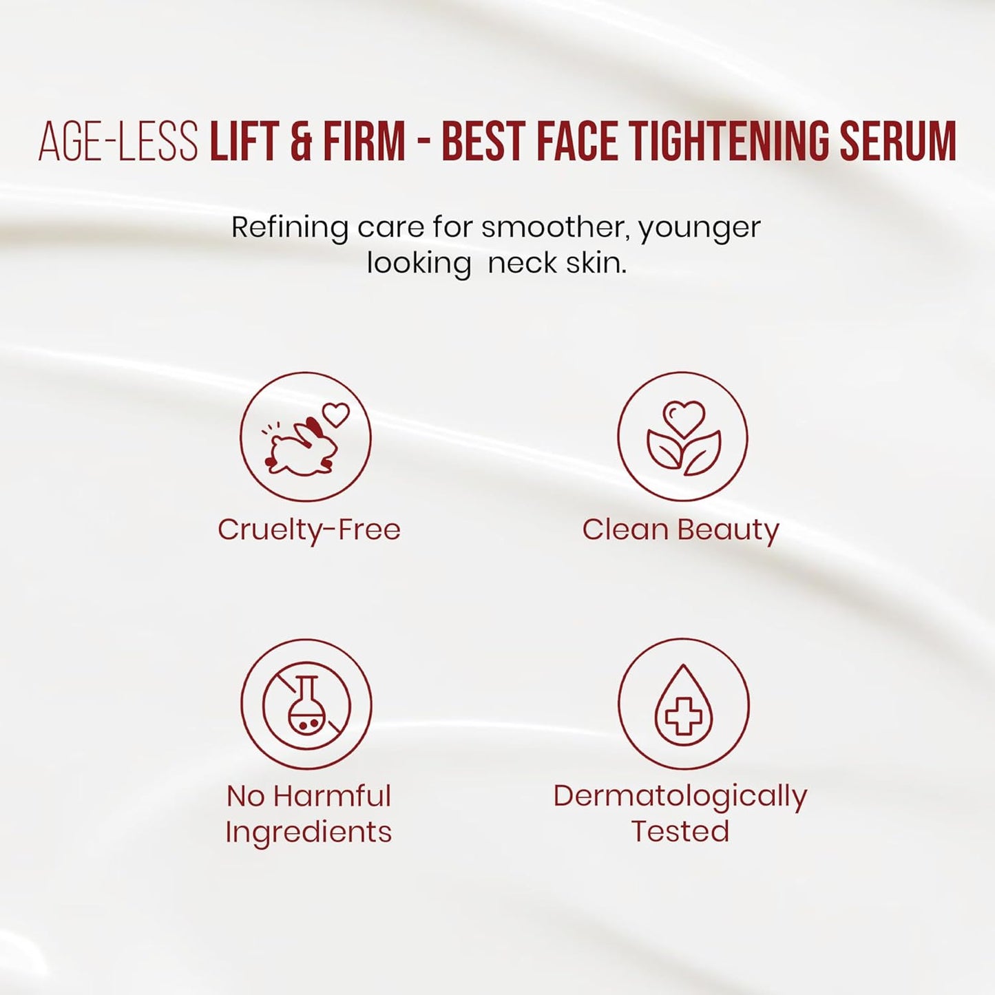 Mitchell USA Lift & Firm Instant Face Tightening and Anti Aging Serum | Targets wrinkles | Helps lift and tighten skin | With Lotus Seed Extract, Hazel Liquid Extract & Vitamin E | For all skin types | 30ml