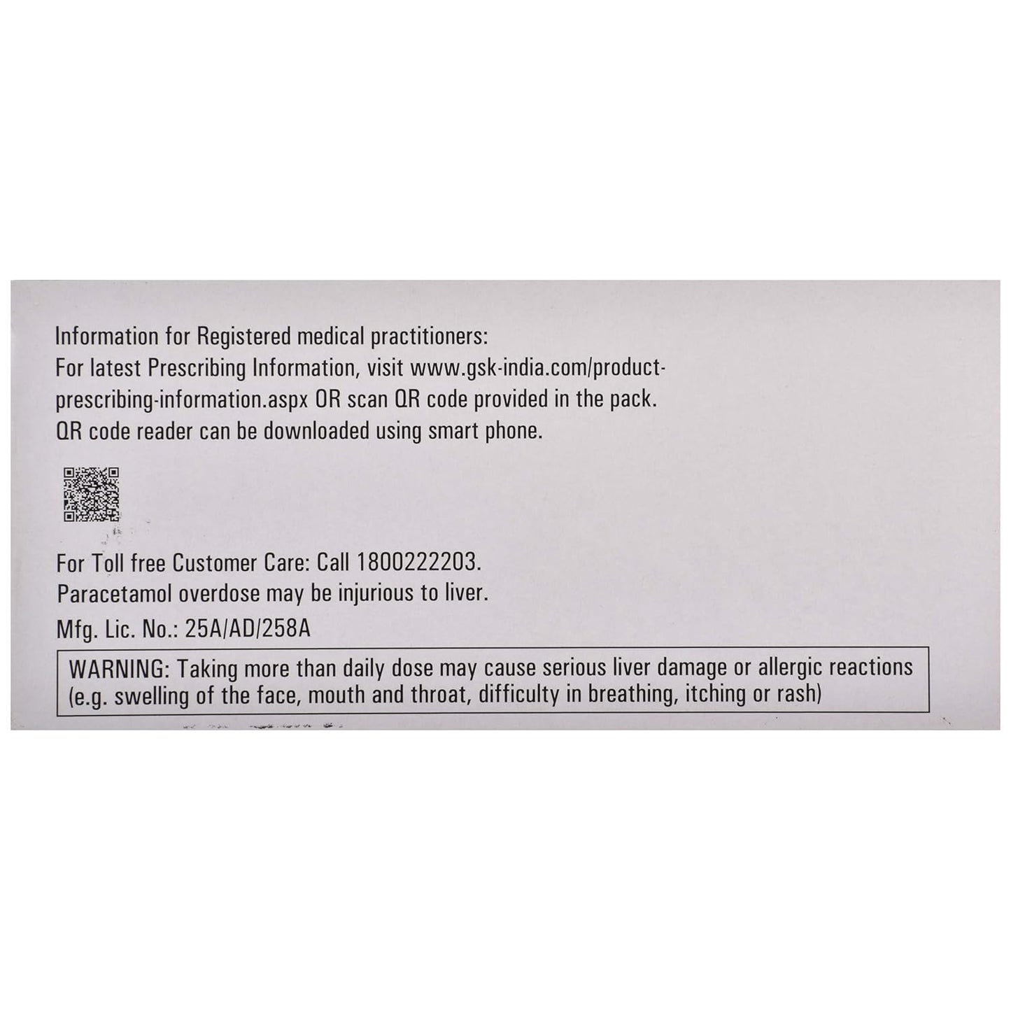 Calpol 500 - Strip of 15 Tablets