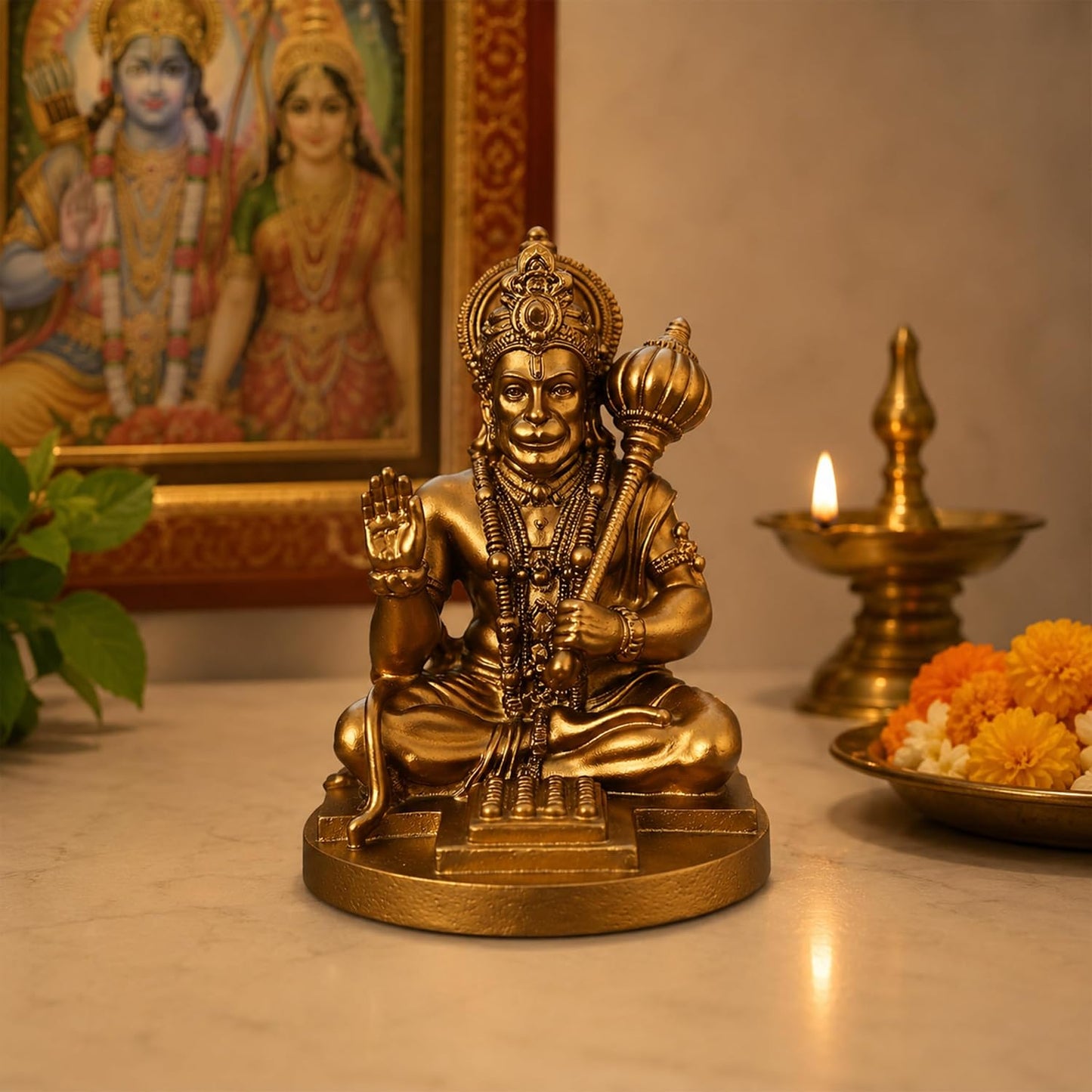 UNOVATE Hanuman Idol for Car Dashboard, Home, Office Desk | Hanuman Murti
