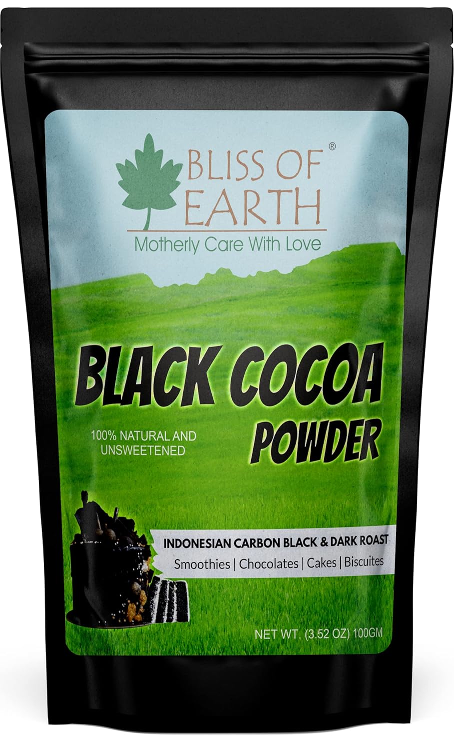 Bliss of Earth 100gm unhulled Black Sesame Seeds, Kaale Til, Fresh & Organic Fully Fiber Rich Great for Cooking & Baking