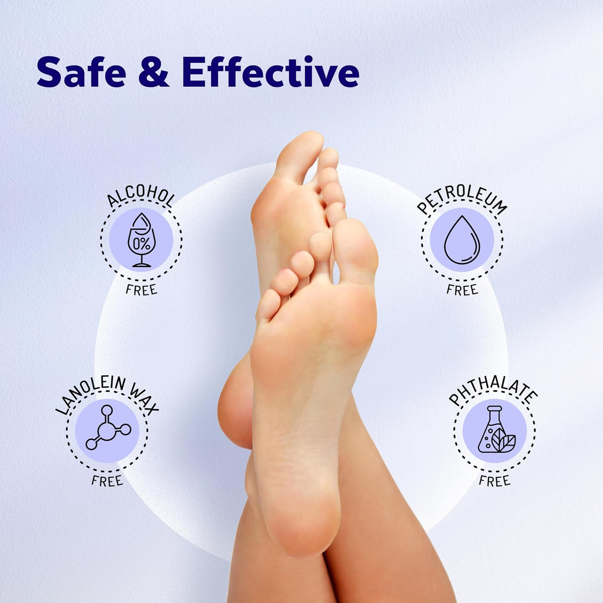 TrueWise 20% Urea Crack Heel Repair Foot Cream Roll On 50ml Foot Cream For Dry And Cracked Feet With 2% Lactic Acid, Olive Oil & Vitamin E | Help Heel Repair and Moisturise Cracked Heels