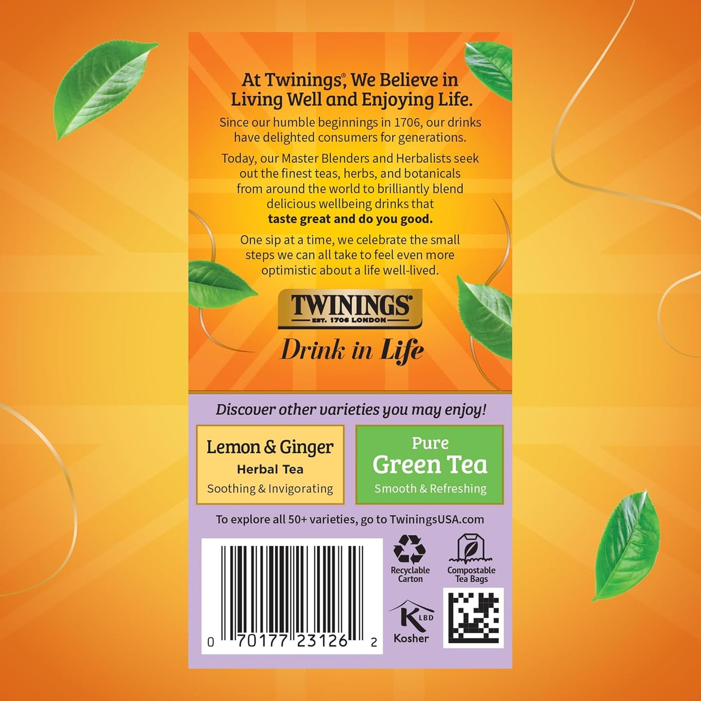Twinings Wild Berries Herbal Tea Individually Wrapped Bags, 20 Count (Pack of 1), Full-Flavoured, Naturally Caffeine-Free, Enjoy Hot or Iced, 20 Teabags
