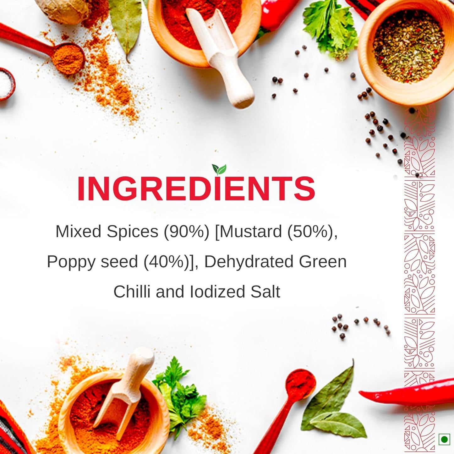 Sunrise Pure Shorshe Posto Spice Powder Pouch, 50 g