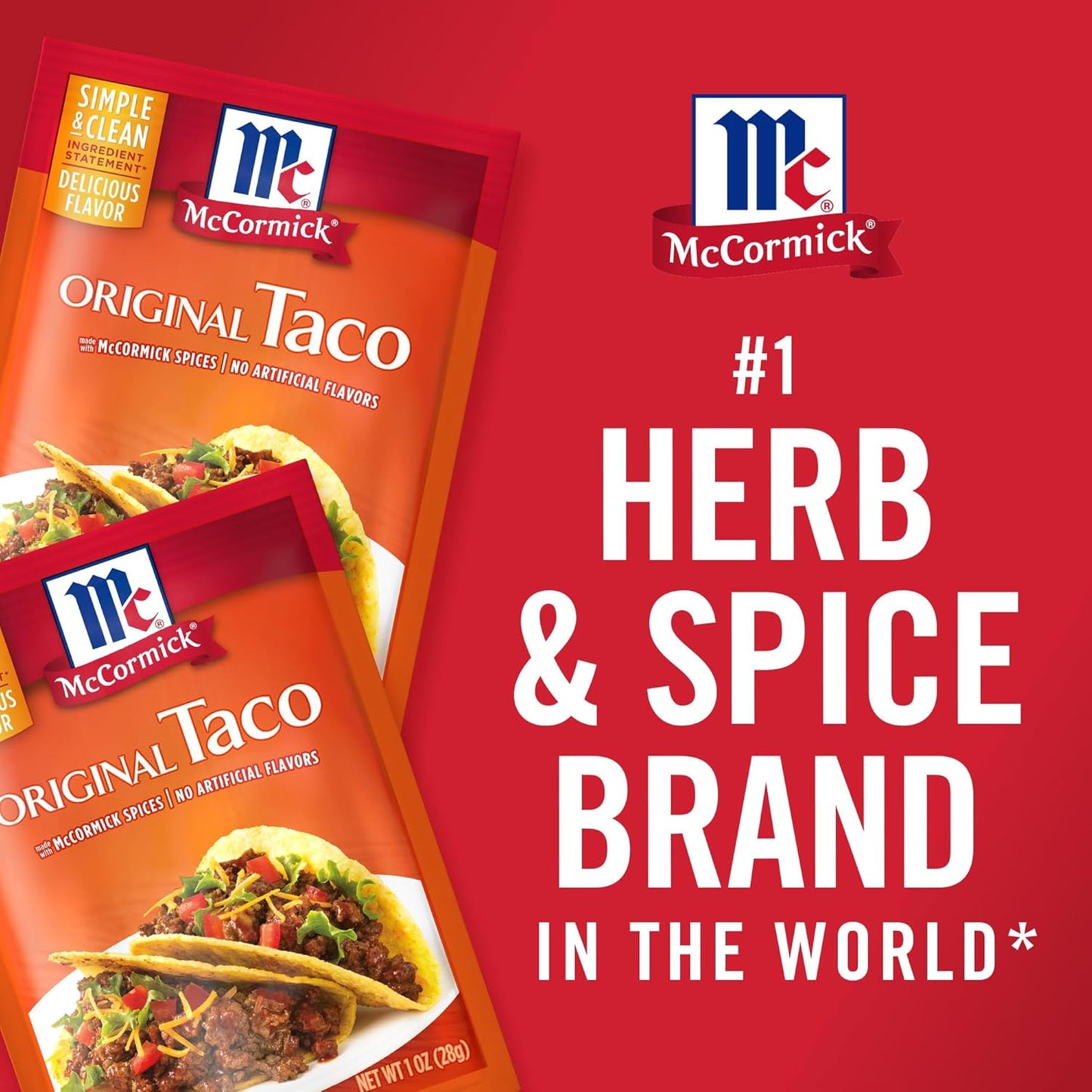 McCormick Original Taco Seasoning Mix, 1 oz