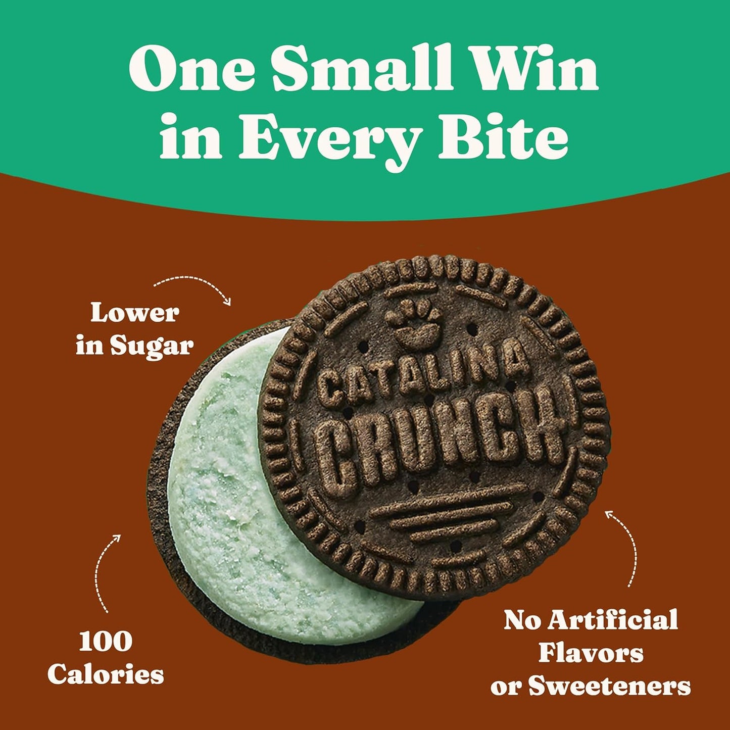 Catalina Crunch Protein Cookies, 4g Protein per Serving | Low-Sugar Sandwich Cookies | Gluten Free, Vegan | Keto Dessert Snacks, 5.9 oz. (14 Count)
