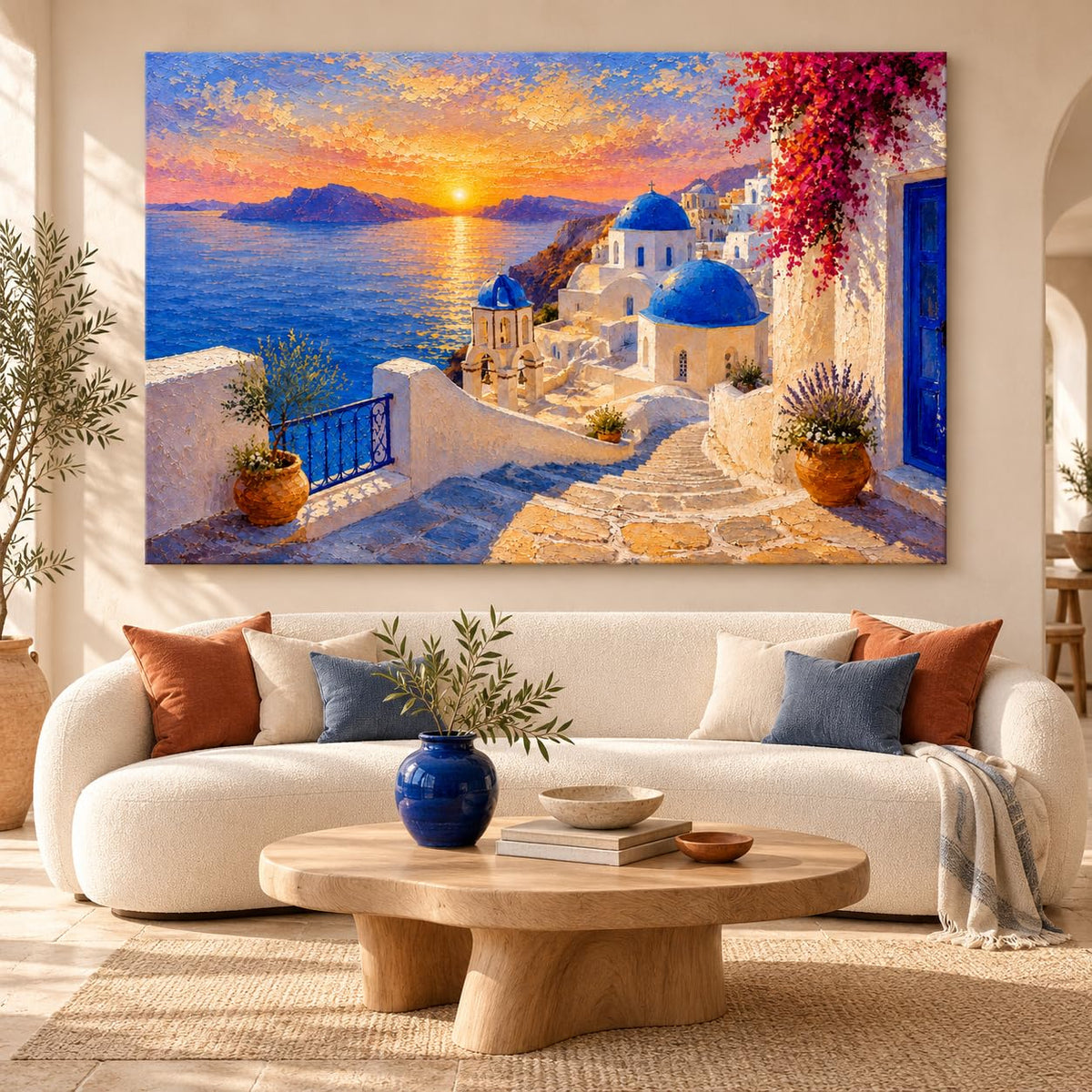 UNFRAMED 36 x 24 Inch Canvas Painting roll, Modern European-Style Wall Art, Beautiful Digital Painting for Home, Living Room, Bedroom, Office, Hotels, Artwork, for Gifting