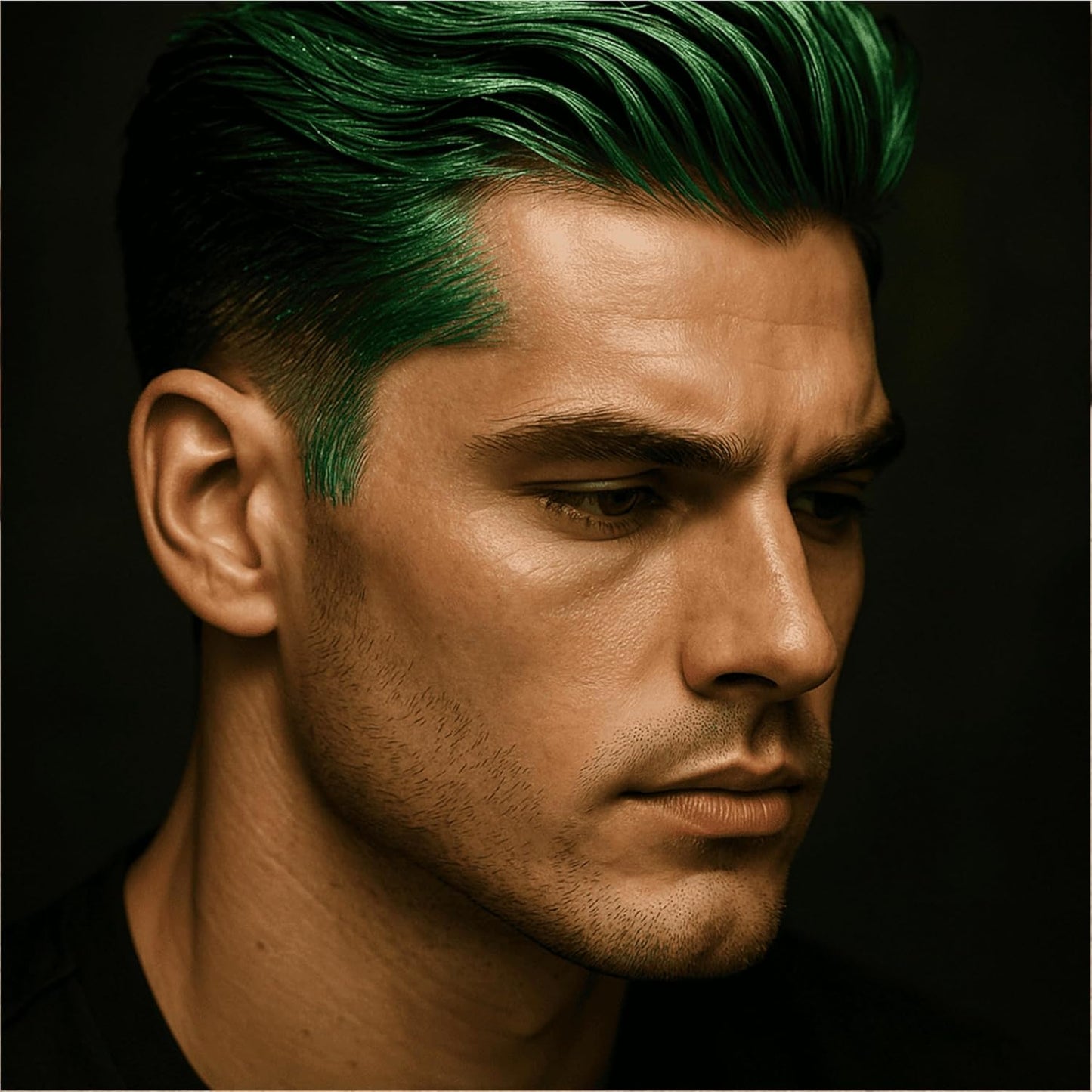 Beauty Garage Gear Up Hair & Beard Green Color Wax Vivid Green Tint | Nourishing Hold, Zero Commitment, 100g