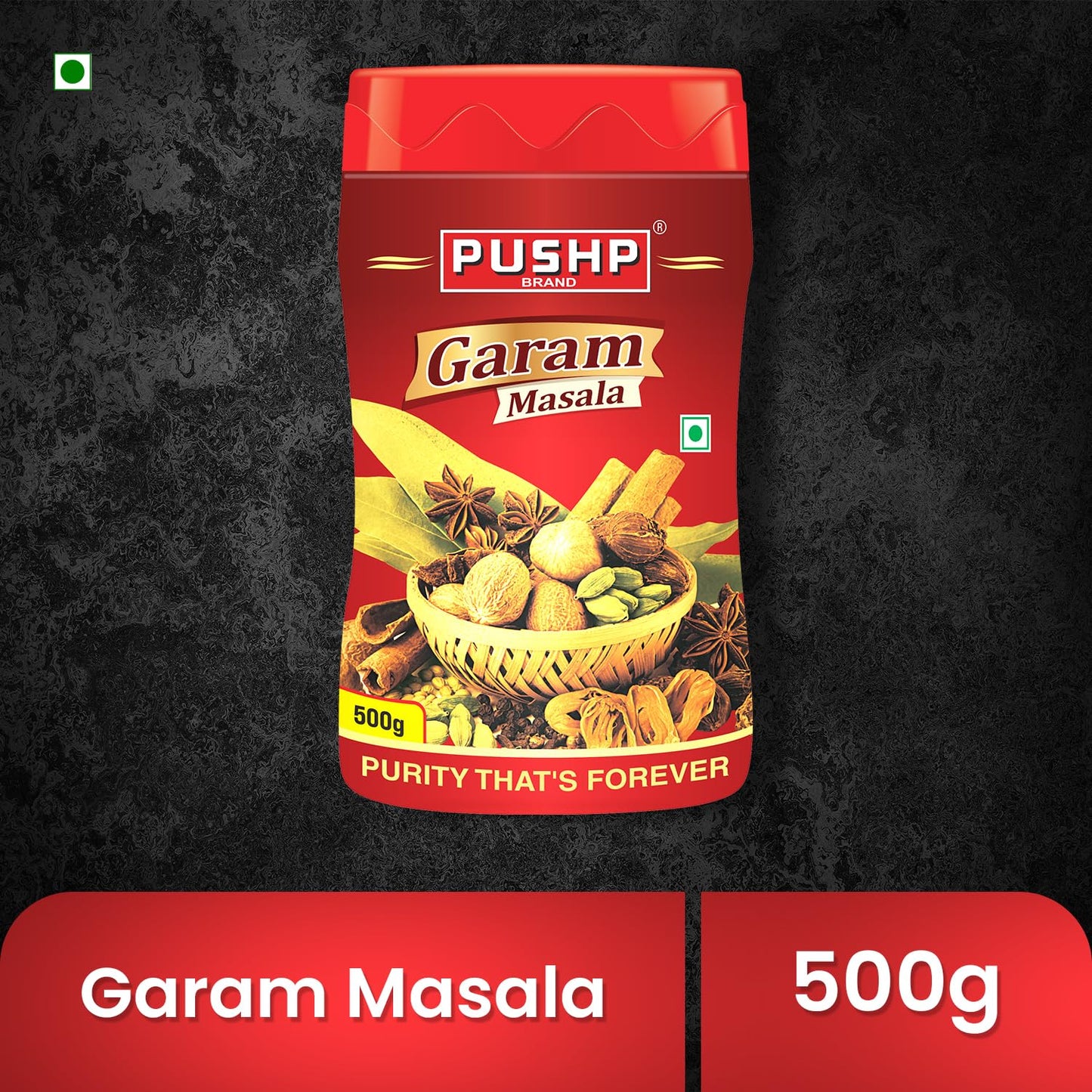 Pushp Brand Garam Masala Jar (500gm)
