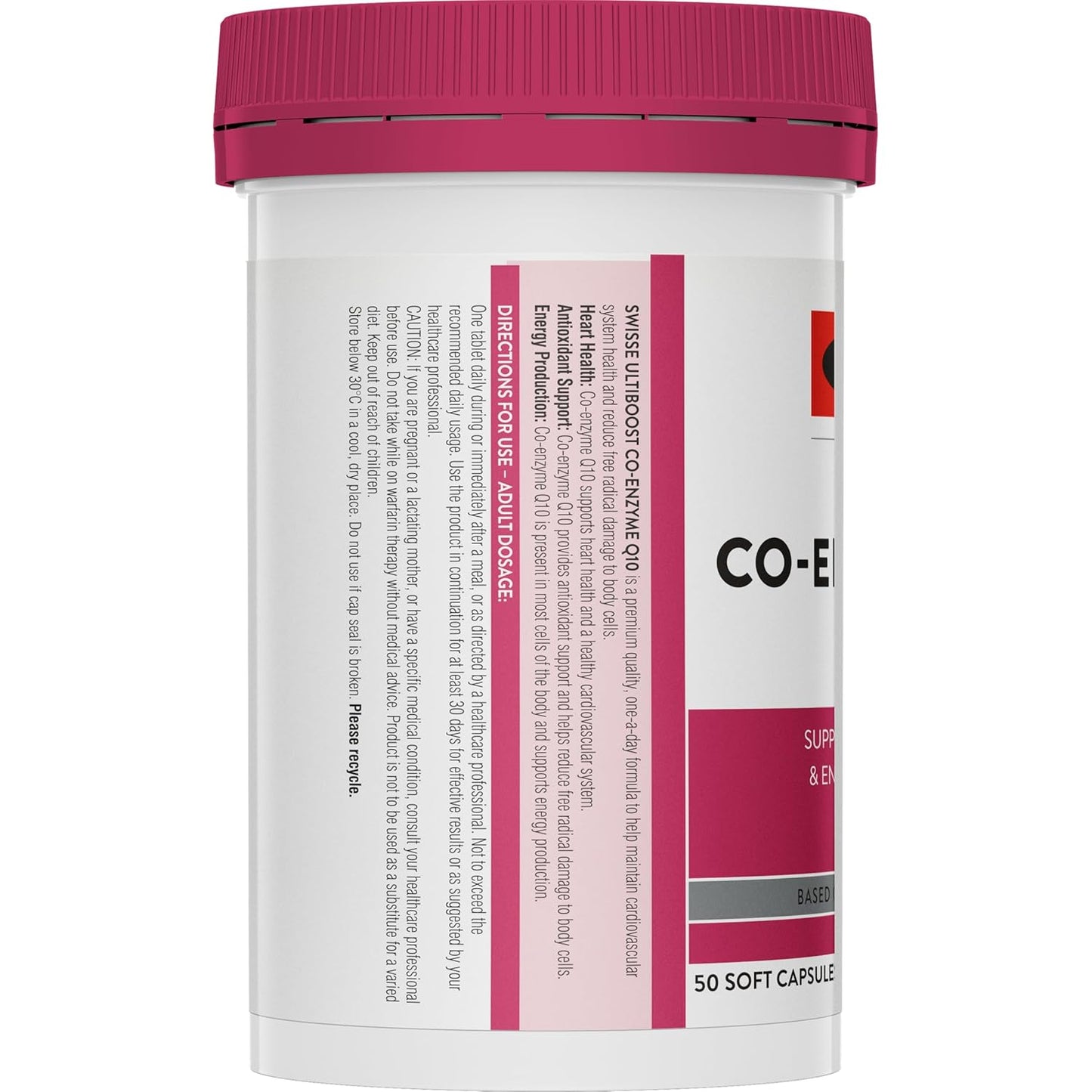 Zephivo Swisse Coenzyme Q10, 150mg CoQ10 Supplement - Highest Strength CoQ10 In Single Capsule (Manufactured In Australia) High Absorption for Heart & Energy Metabolism - 50 Tablets