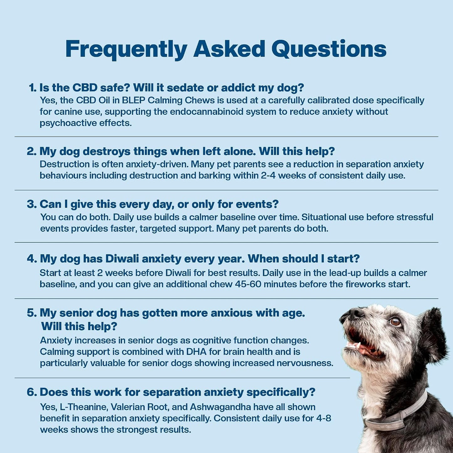 BLEP Super Stress Buster - Dog Calming Soft Chews Supplement, Anxiety, Fear, Restlessness & Separation | Ashwagandha, L-Theanine & Valerian | Fireworks, Travel & Vet Visits | 60g | Dog calming supplement with ashwagandha and L-theanine for anxiety relief