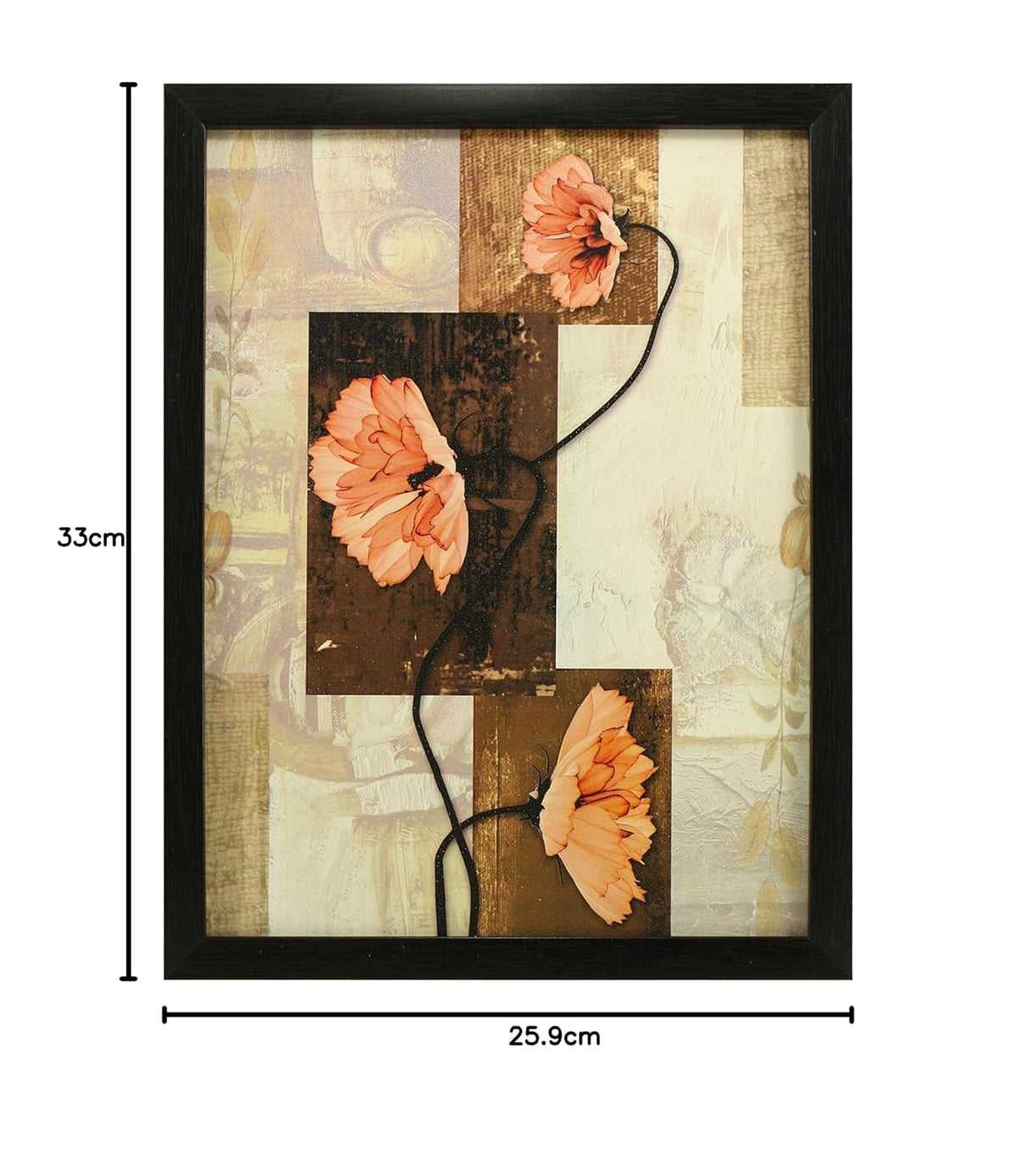 3 PC Set of Floral Paintings (1057)
