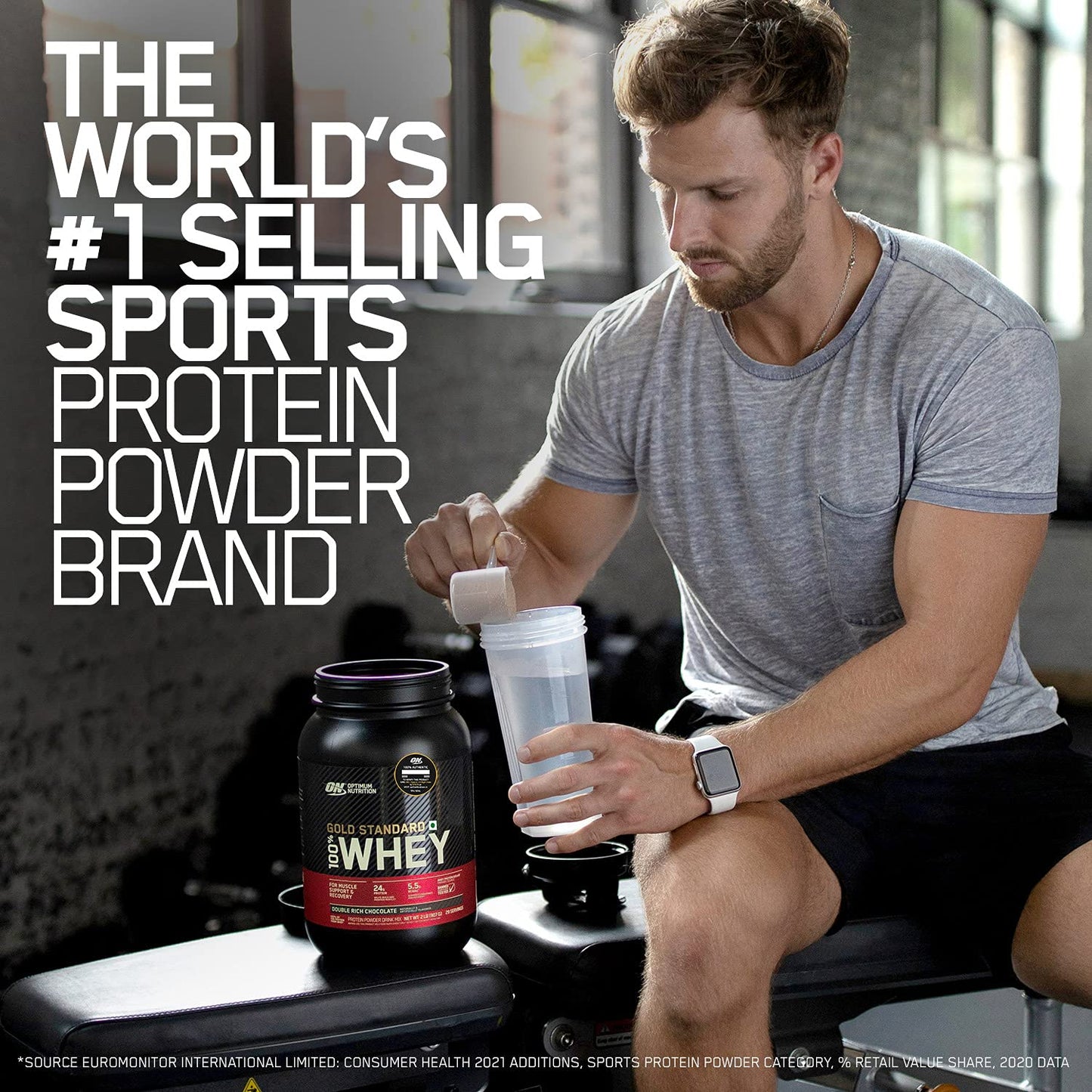 Optimum Nutrition (ON) Gold Standard 100% Whey Protein Powder - 1 lb , Primary Source Isolate