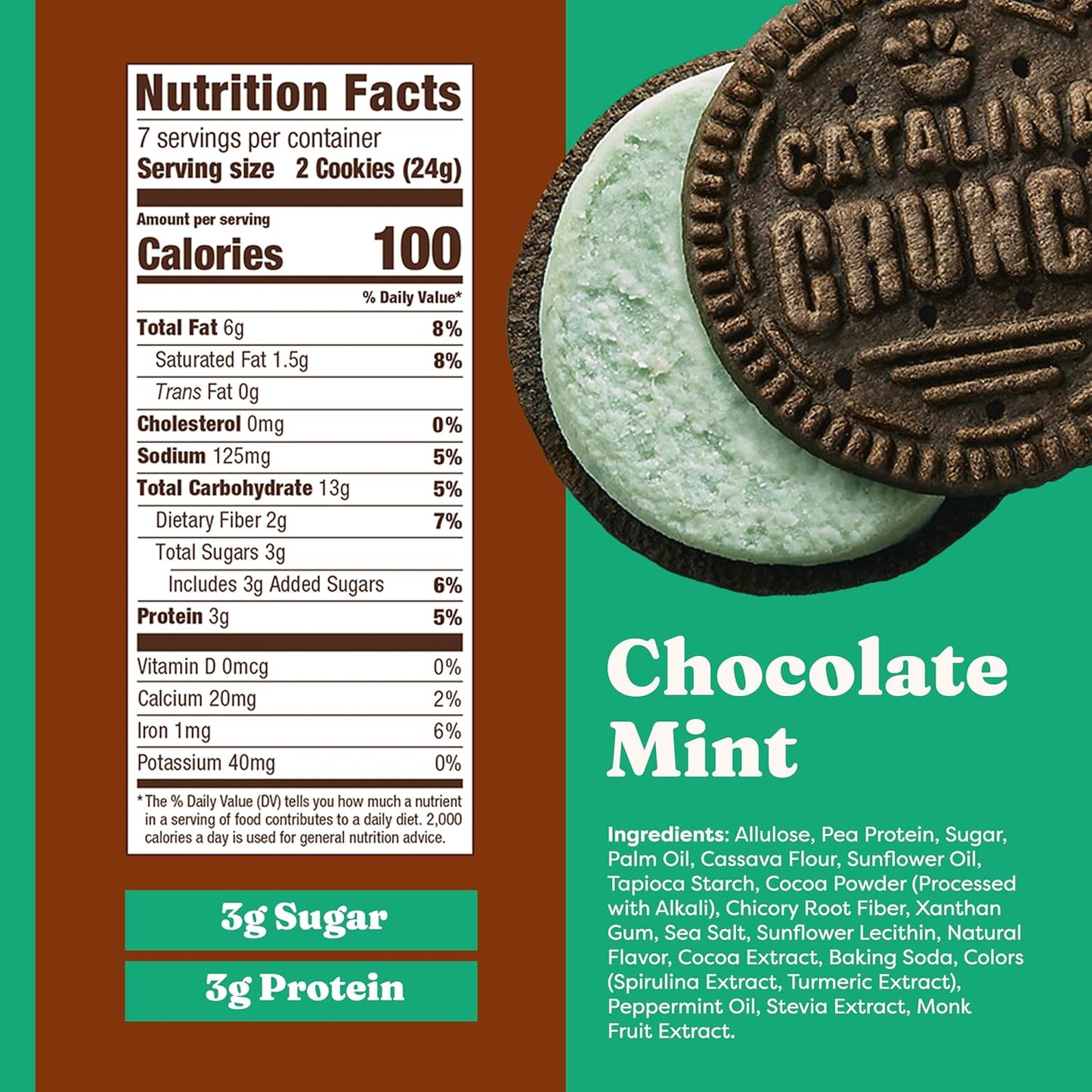 Catalina Crunch Protein Cookies, 4g Protein per Serving | Low-Sugar Sandwich Cookies | Gluten Free, Vegan | Keto Dessert Snacks, 5.9 oz. (14 Count)