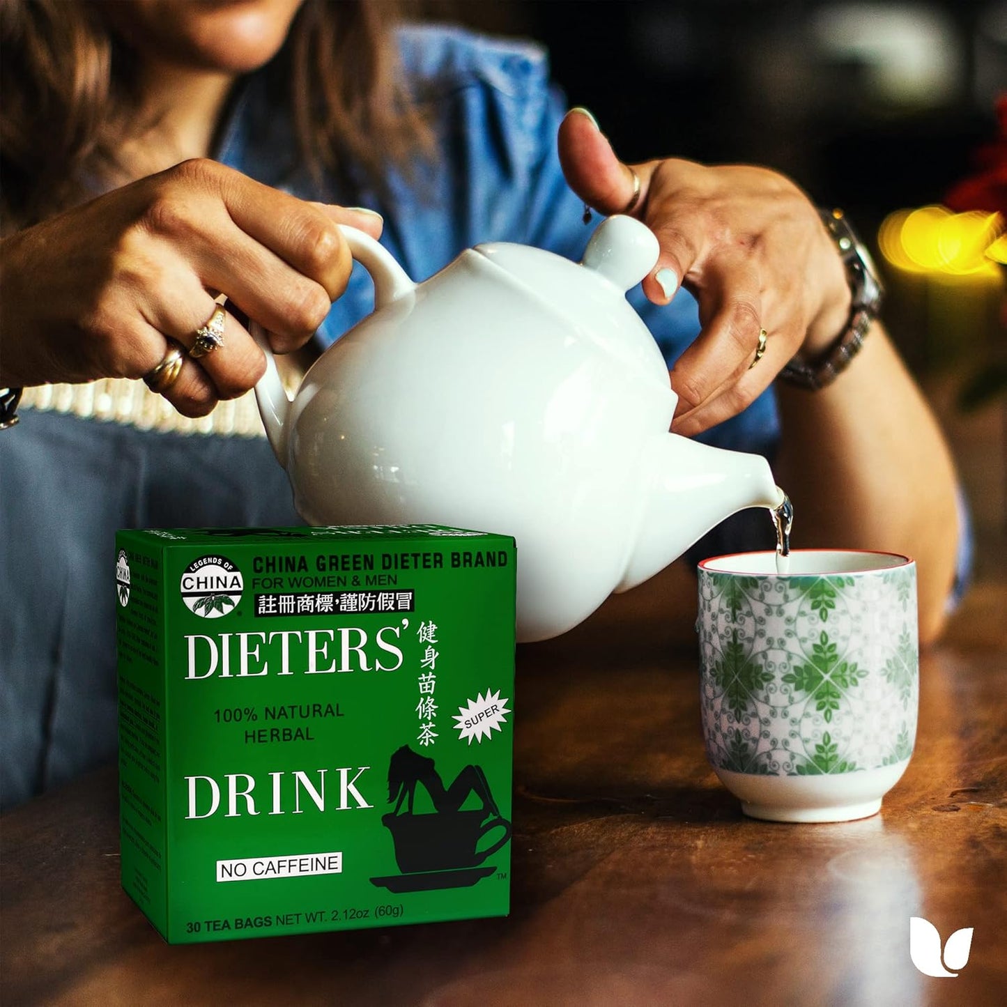 Uncle Lee's Tea, Dieter's 100% Natural Herbal Drink, No Caffeine, 30 Tea Bags, 2.12 oz (60 g)