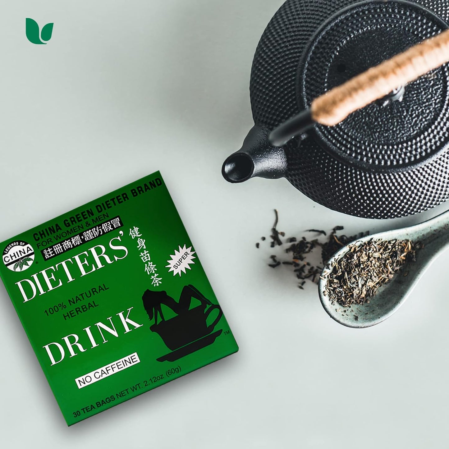 Uncle Lee's Tea, Dieter's 100% Natural Herbal Drink, No Caffeine, 30 Tea Bags, 2.12 oz (60 g)