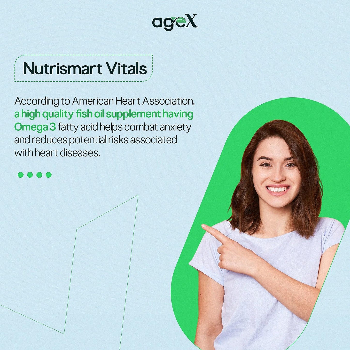 Omega 3 Fish Oil Capsules 1000mg | 180mg EPA + 120mg DHA | High Absorption Triglyceride Form | No Fishy Burps | Mercury-Free Salmon Oil | 60 Softgels (Pack of 1)