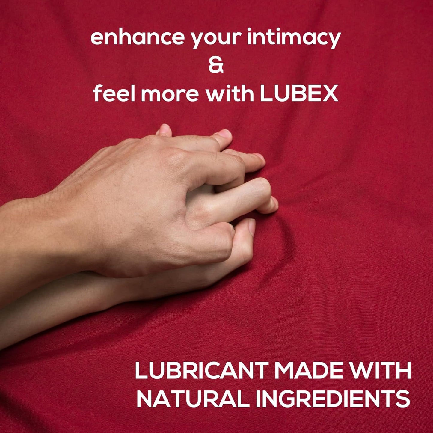 Lubex Natural Lubricant Gel (Water-Based) Natural Lube with Aloe Vera for Her, Him & Couples - Vanilla Flavour - 50gm