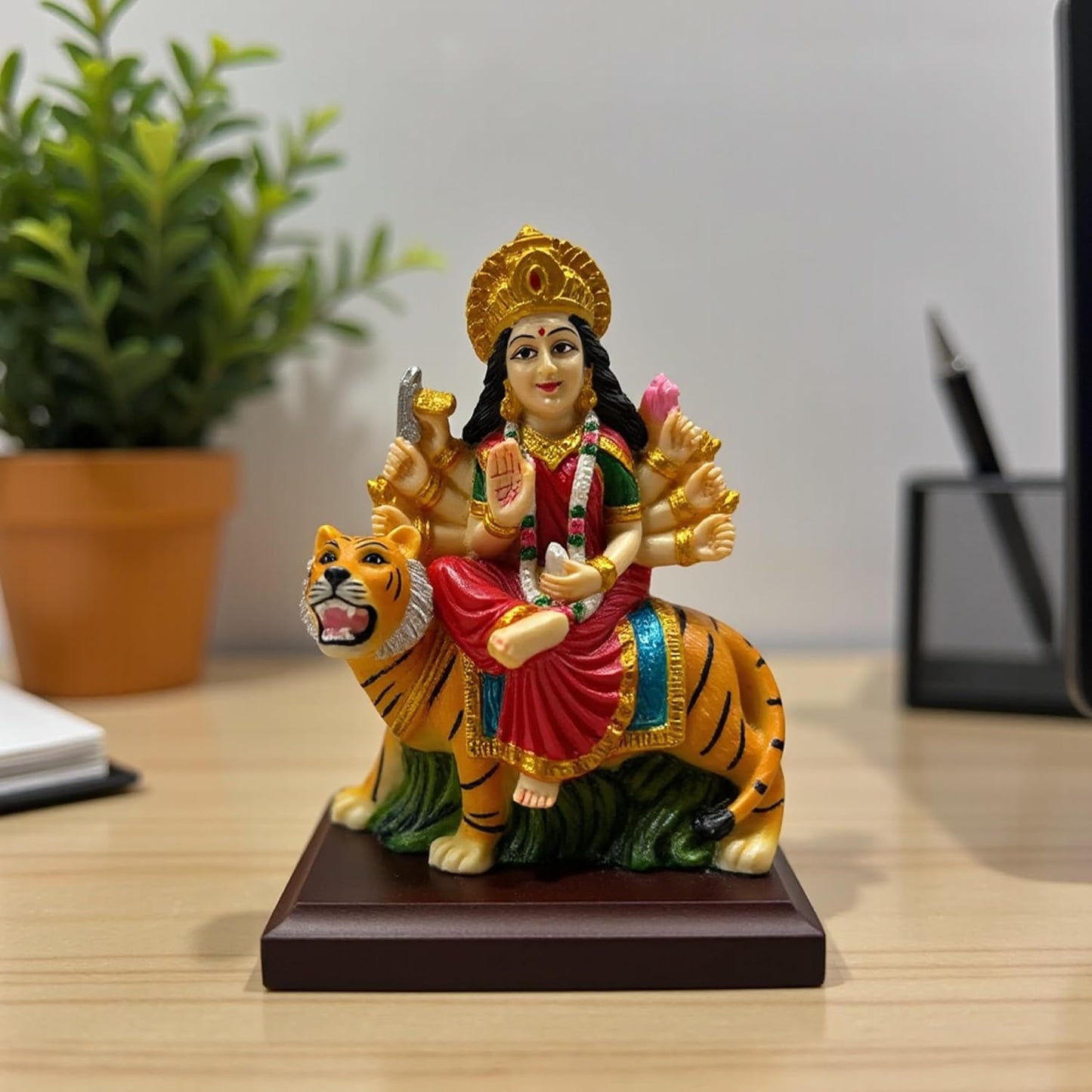 UNOVATE MATA Rani Murti for Home | Durga MATA Idol for Car Dashboard