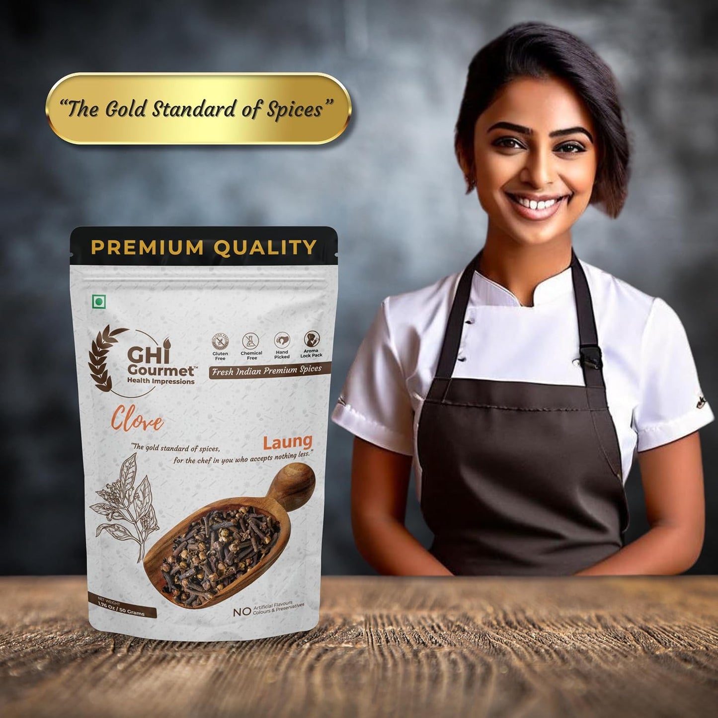 GOURMET HEALTH IMPRESSIONS | Superior Grade Whole Clove (Laung) - Rich Aroma, Handpicked, Non-GMO - Perfect for Flavorful Cooking & Aromatic Infusions | GHI Foods | GHI SPICES