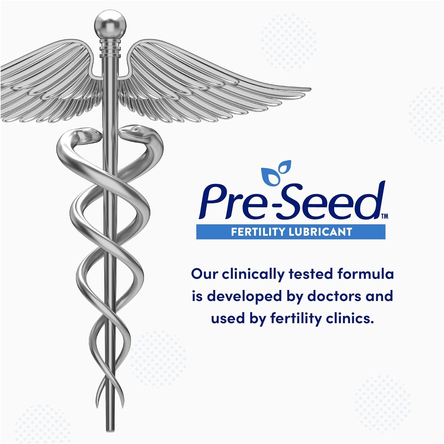 Pre-Seed Fertility Lubricant | Paraben Free Water Based Personal Lubricating Gel for Couples Trying to Conceive | Isotonic & pH-Balanced | Doctor-Developed Formula | 40g Tube with 9 Applicators.