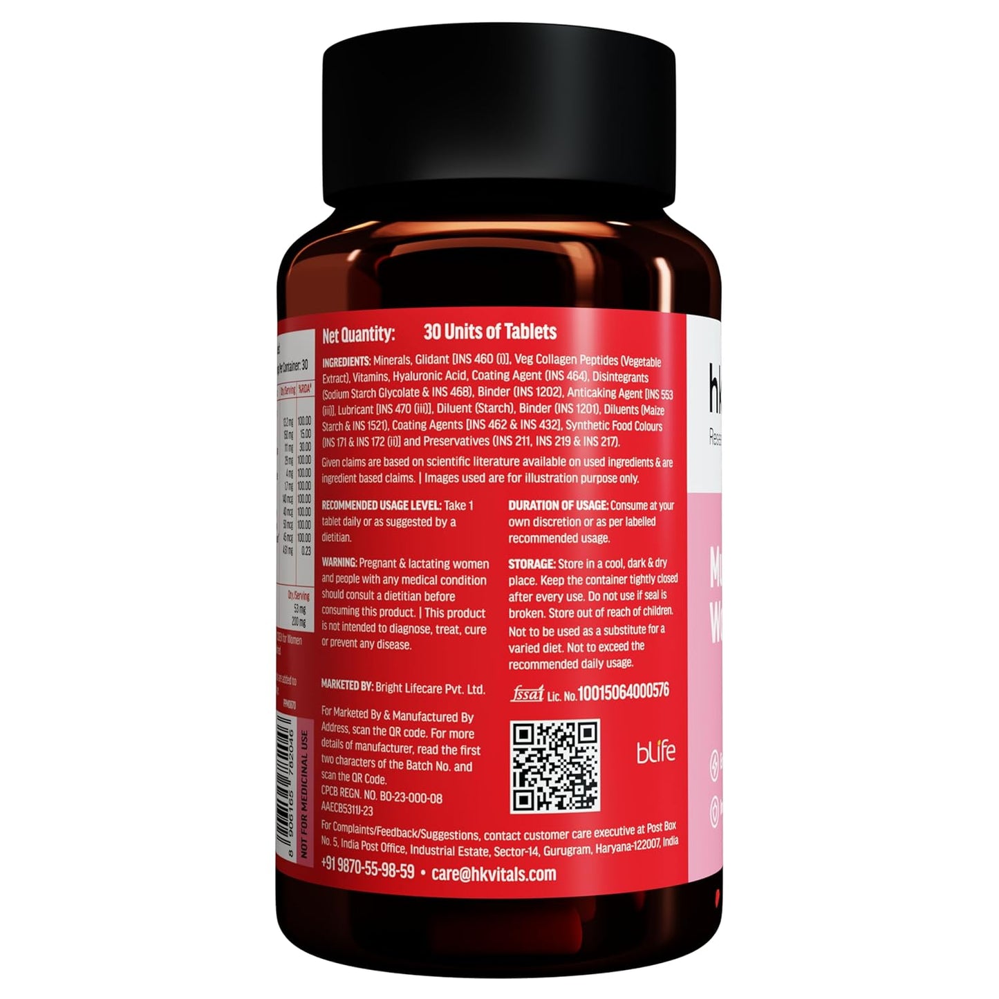 HealthKart hk vitals Multivitamin Plus Women | Daily Multivitamin for Women | For Energy, Joints, Skin & Hair
