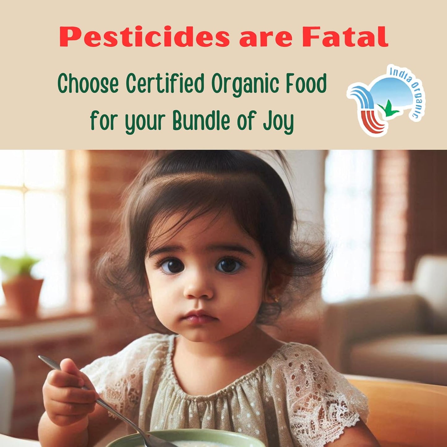 TummyFriendly Foods Certified Organic Sprouted Ragi Flour For Little Ones. Made of Organic Sprouted Ragi Powder , Baby Cereal for 6-12 months. Shelf Life 6 Month | 200g