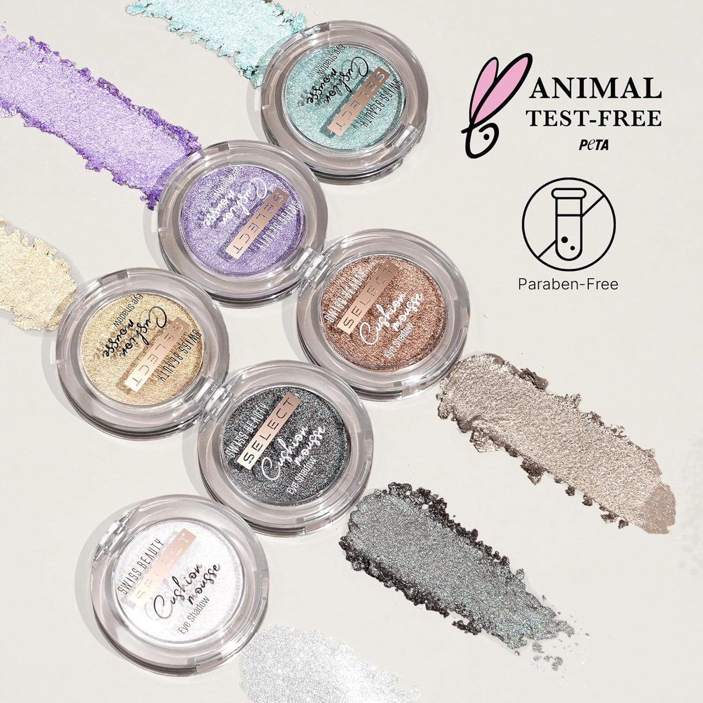 Swiss Beauty Select Cushion Mousse Eyeshadow | Highly Pigmented & Blendable Formula | Long-Lasting Eye Makeup with Vitamin E | Lightweight & Shimmer Finish | Shade- 2. Solar Flare, 2g