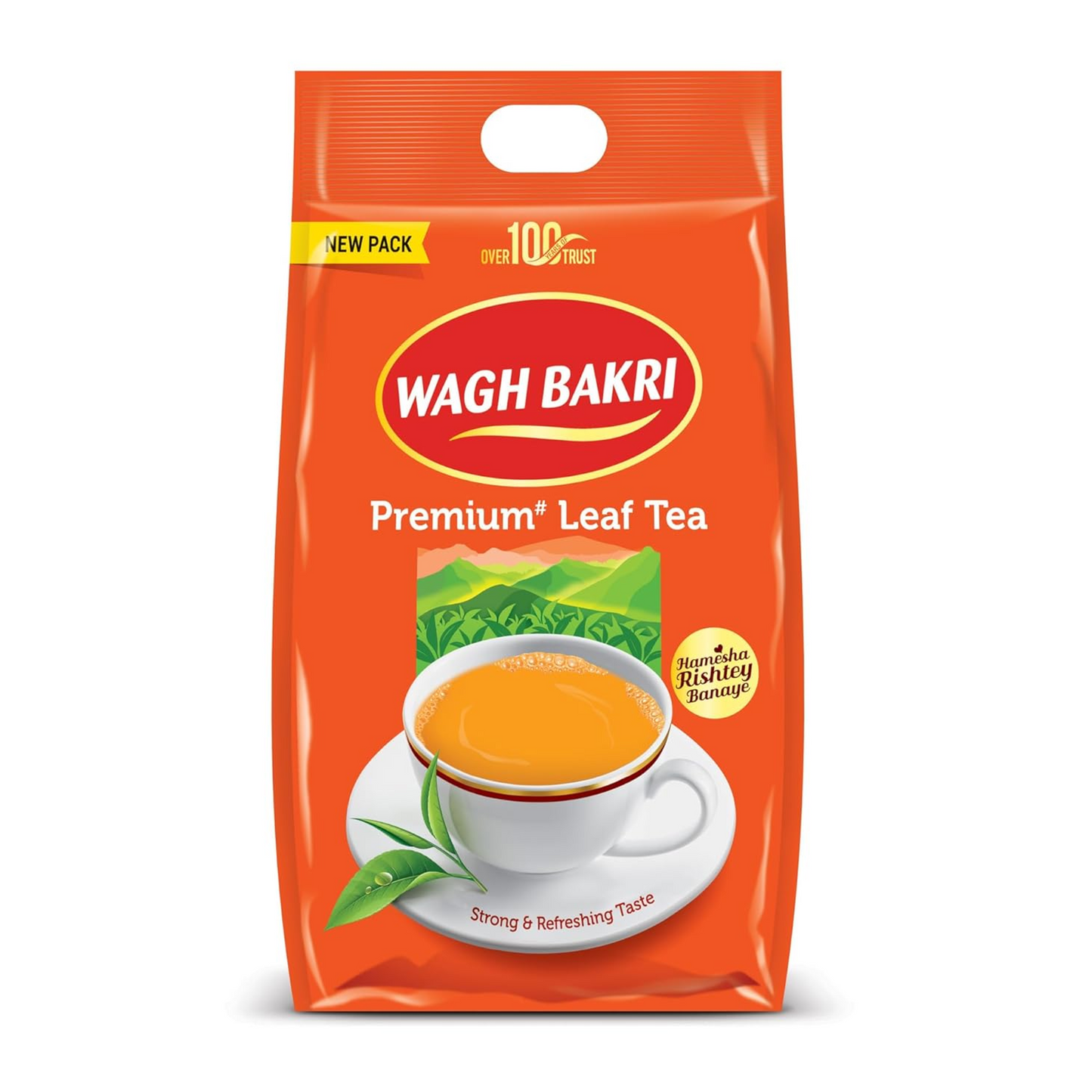 Wagh Bakri Premium Leaf Tea Pack, 1Kg, Assam