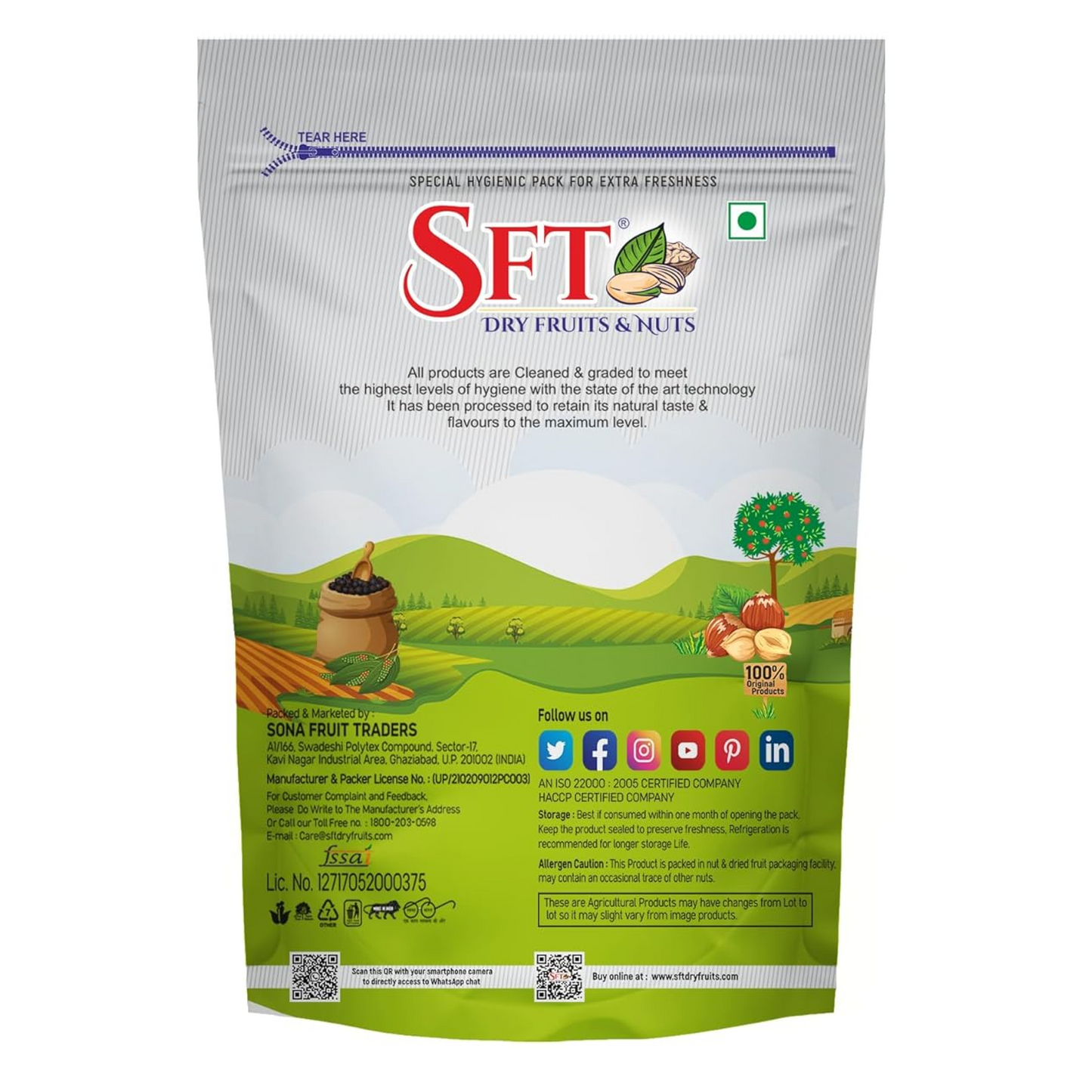 SFT Sunflower Seeds 1 Kg - Raw Seed for Eating | Healthy Snacks | High in Vitamin, Fibre & Protein Seeds | Non - GMO seed | Diet Food | Gluten free | Premium Raw Sunflower seed