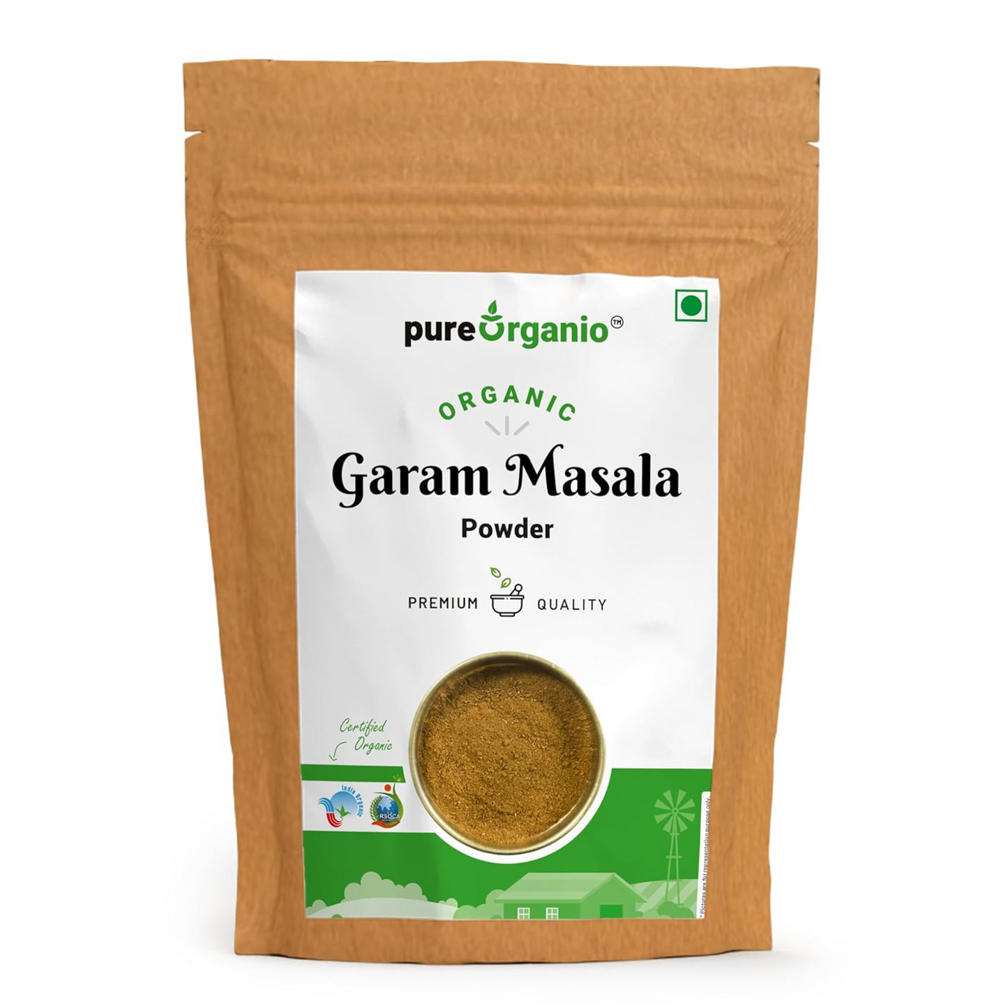 Pure Organio Organic Garam Masala Powder for Daily cooking NPOP Organic Certified (100 Gm)