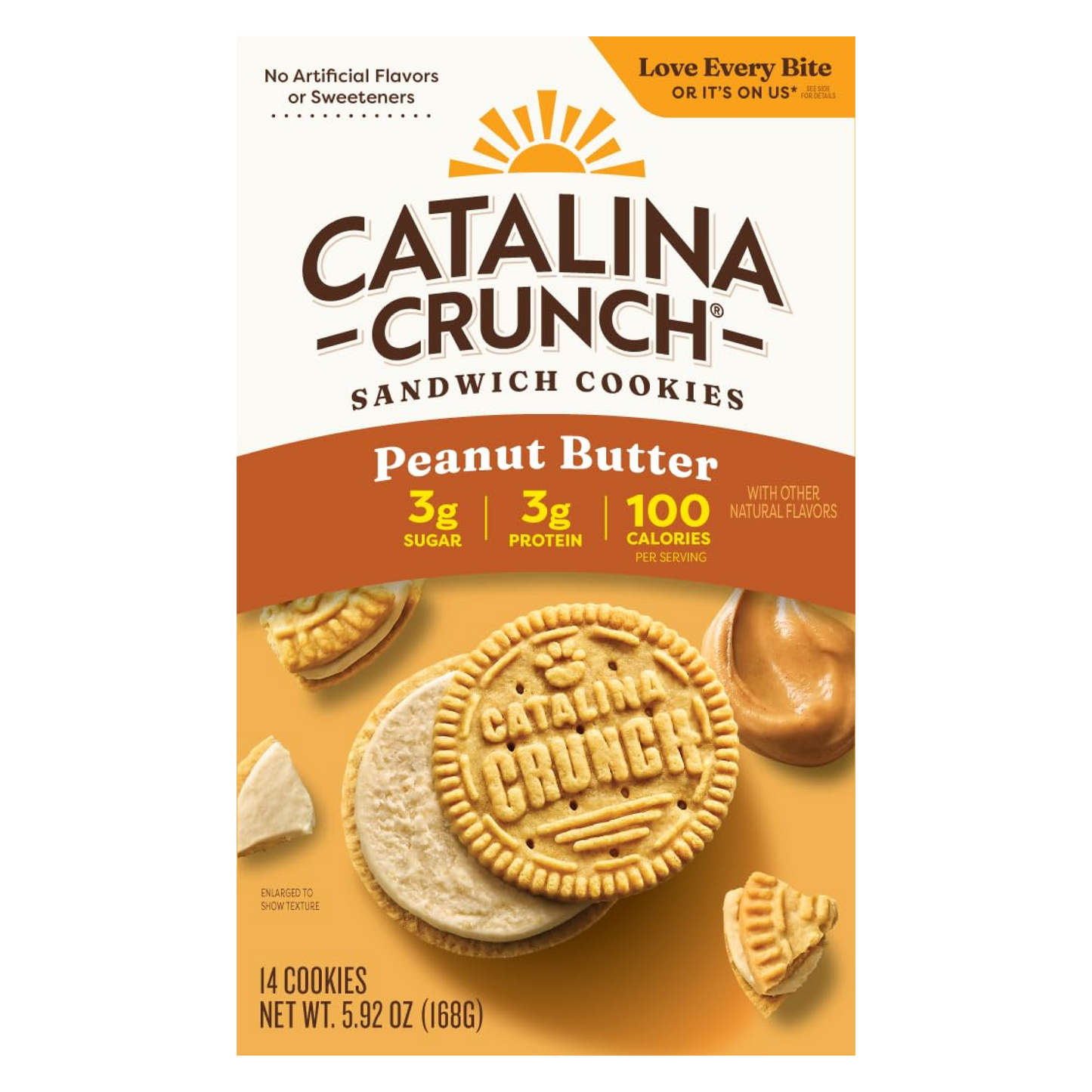Catalina Crunch Protein Cookies, 4g Protein per Serving | Low-Sugar Sandwich Cookies | Gluten Free, Vegan | Keto Dessert Snacks, 5.9 oz. (14 Count)