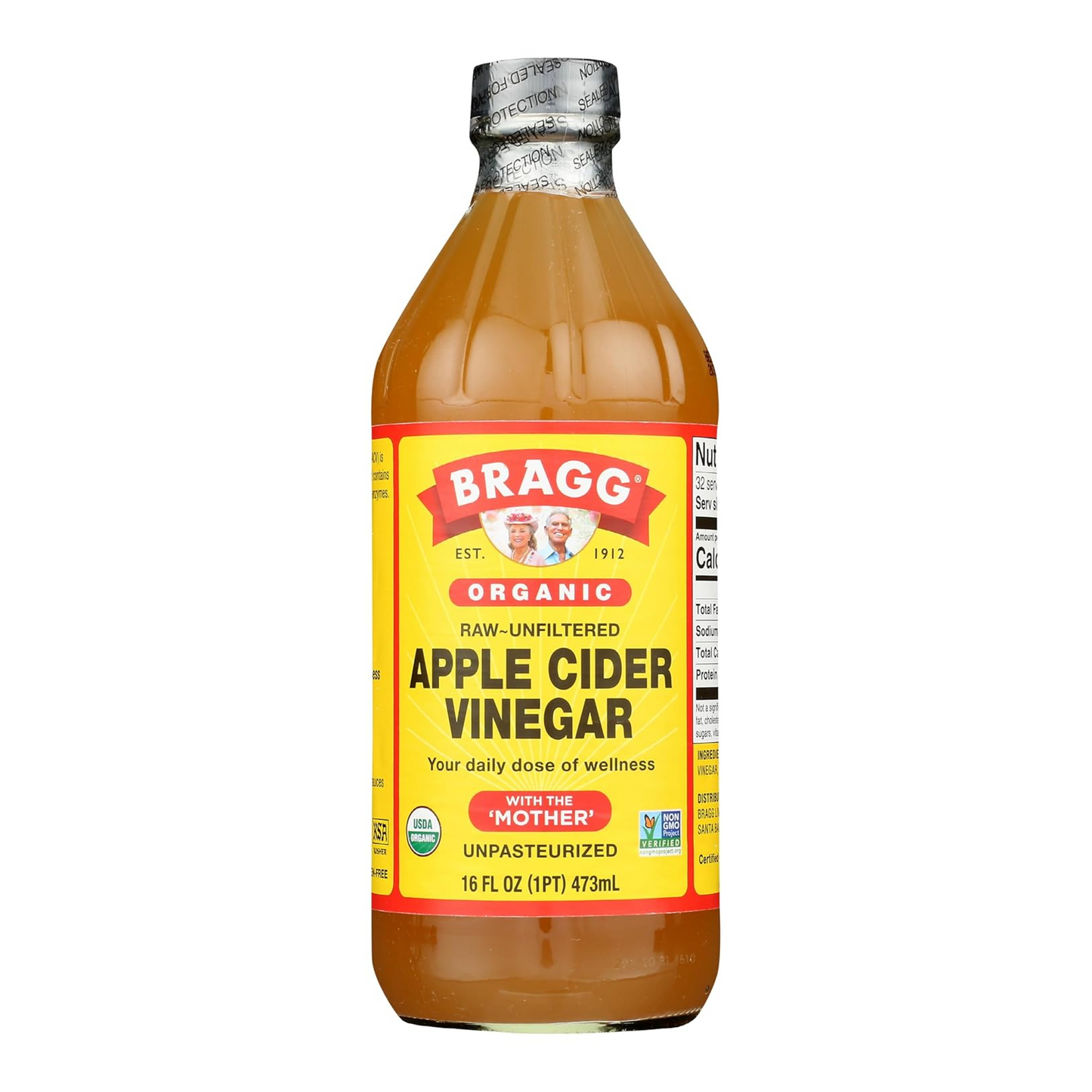 Bragg, Organic Apple Cider Vinegar with The 'Mother', 16 fl oz (473 ml)