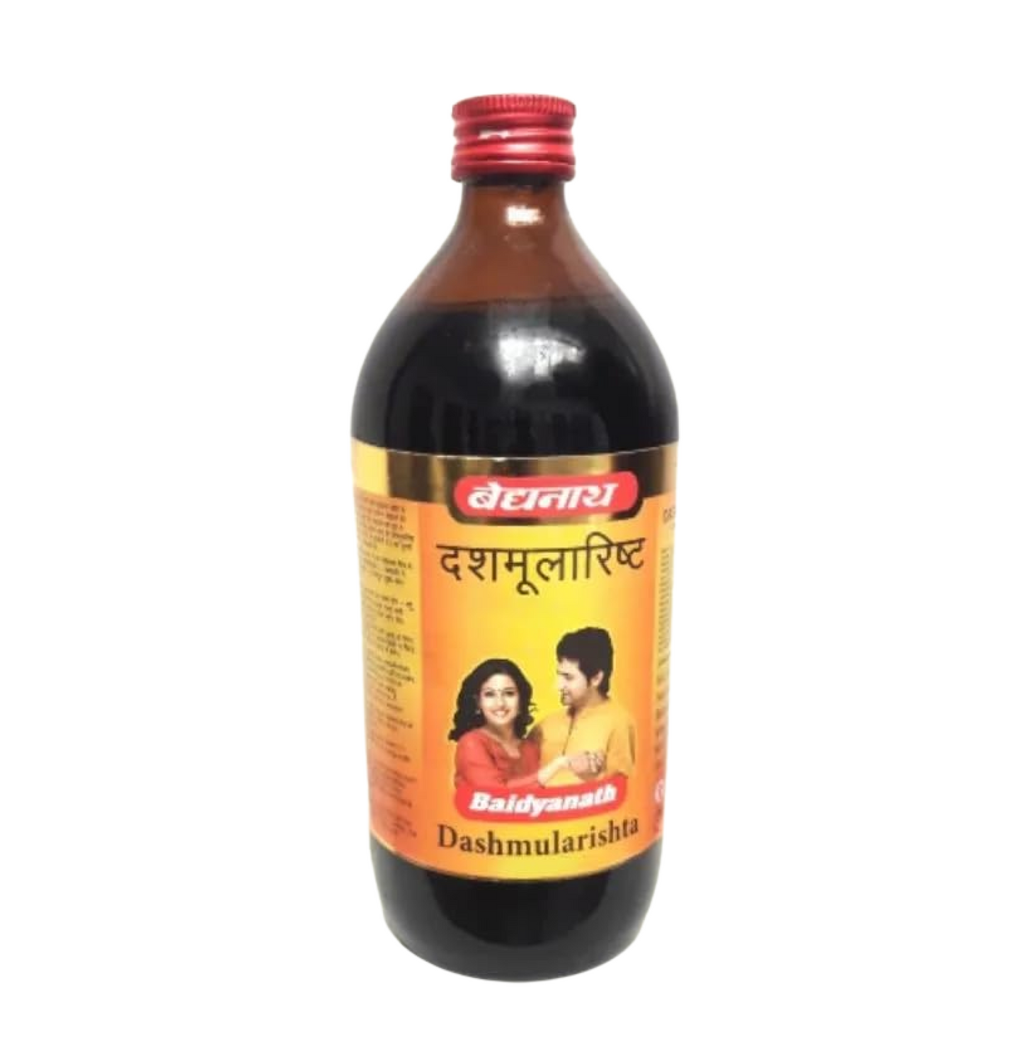 Baidyanath asli ayurved jhansi Dasamoolarishta - 450 ml | Herbal Syrup for Bloating and Acidity | Gut Health Tonic for Gas Relief, Abdominal Discomfort, Indigestion & Post Meal Heaviness with Dasamoola & Triphala