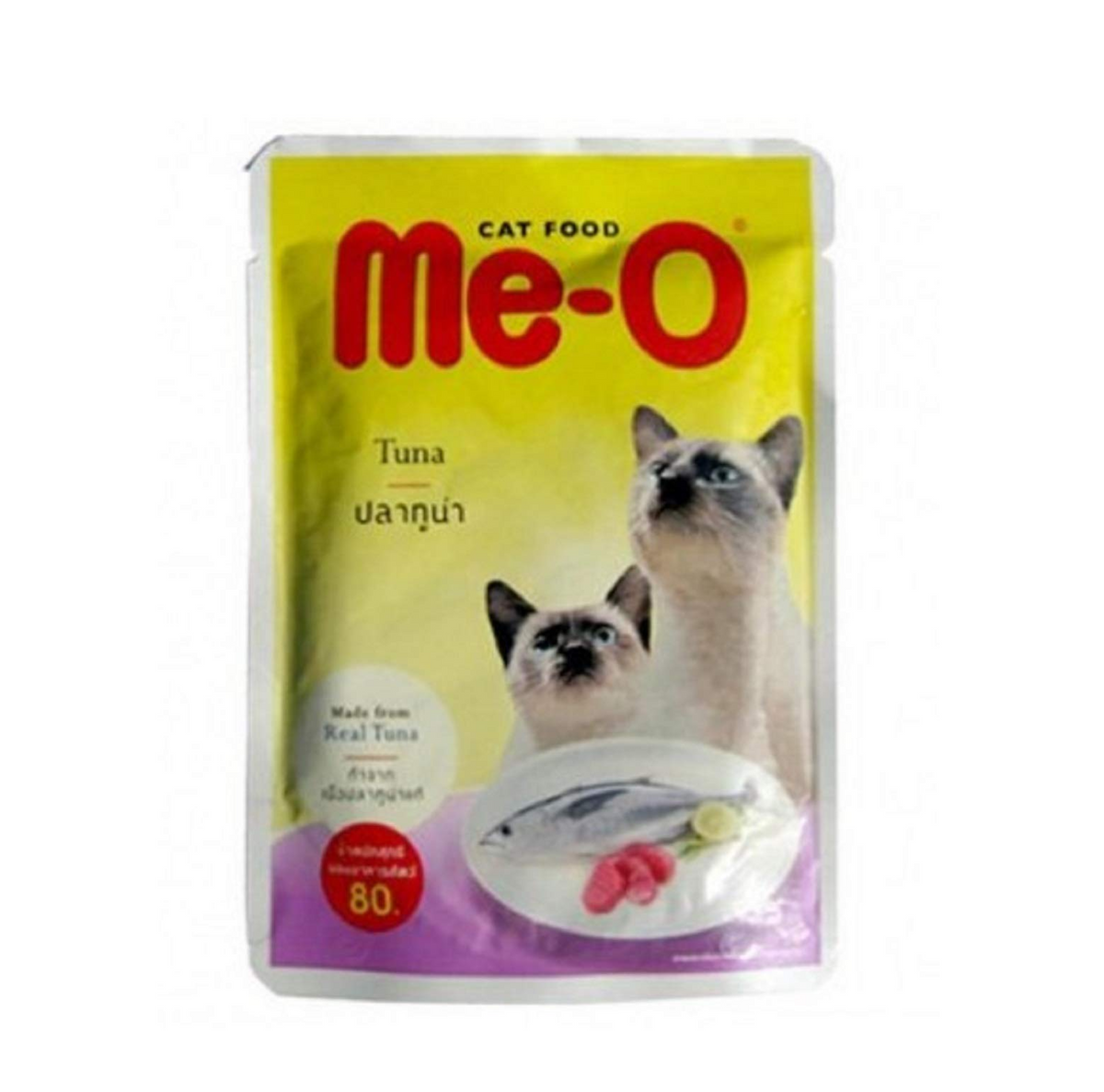 Me-O Adult Cat Wet Tuna Food, 400 g