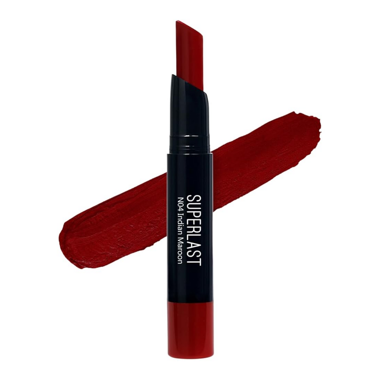ME-ON Superlast Lipstick Matte Finish (Shade N04 - Indian Maroon)