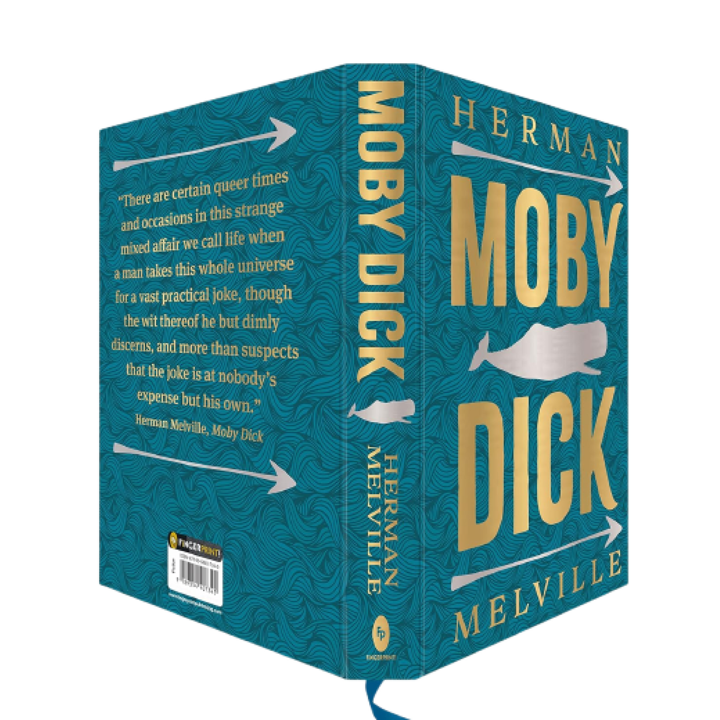 Moby Dick by Herman Melville (Deluxe Hardbound Edition) – Classic American Literature| Adventure Novel Hardcover