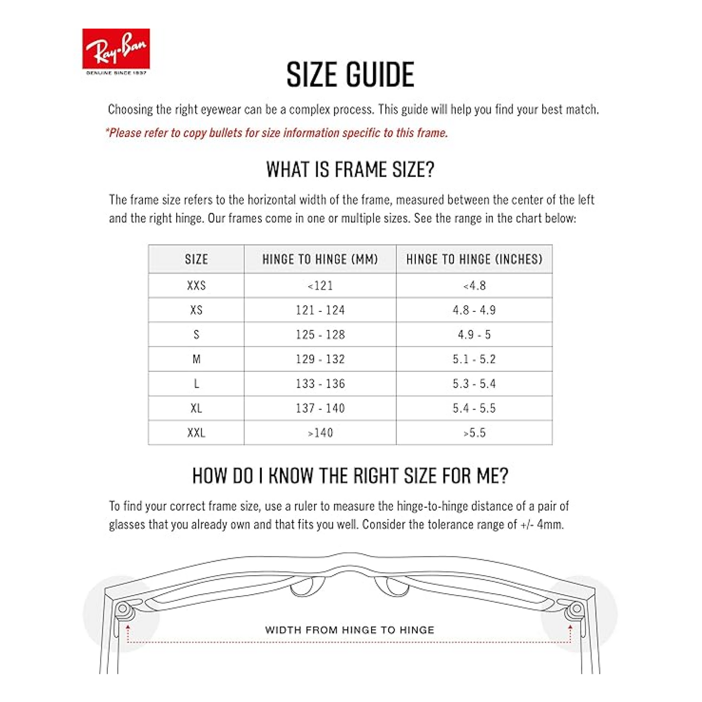 Ray-Ban Unisex Square Frames - 0RX7185