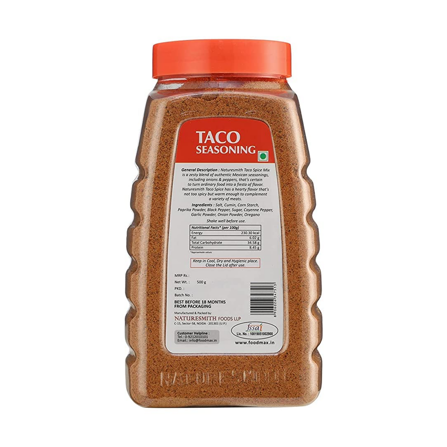 Naturesmith Taco Seasoning 500 g