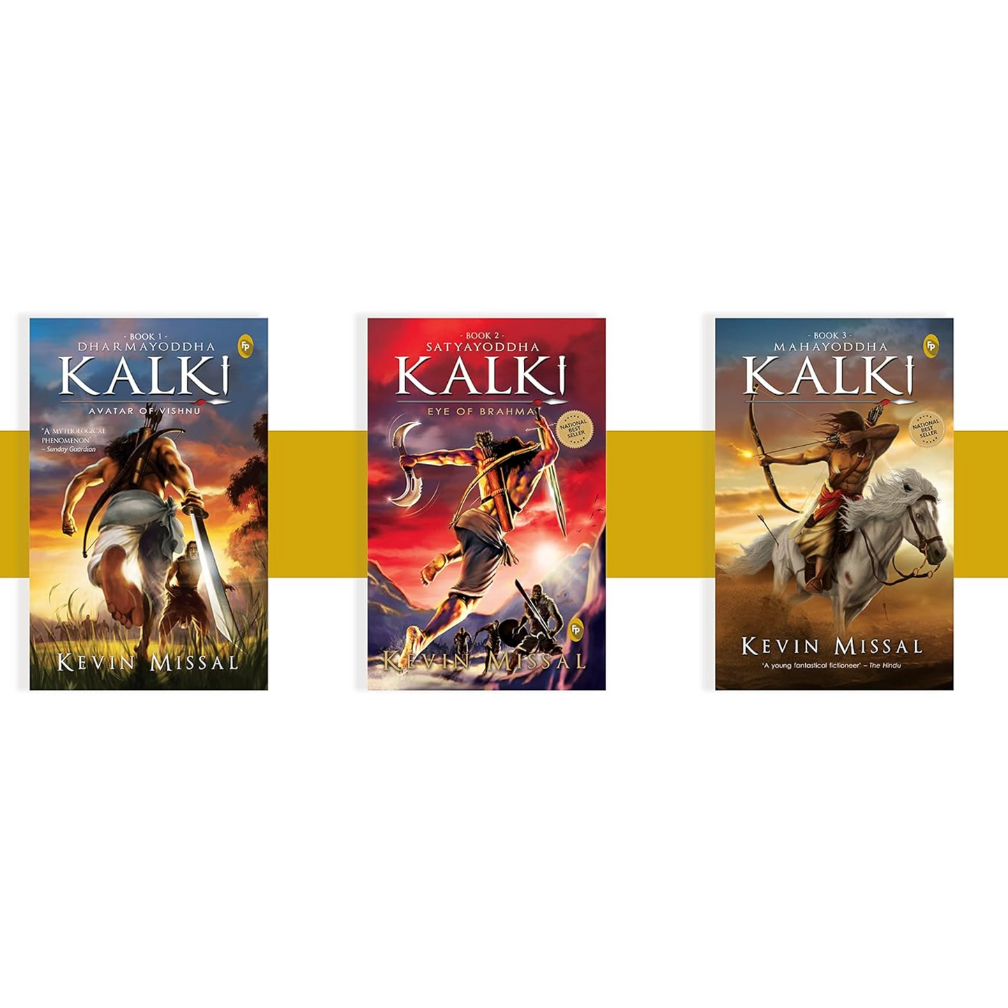 The Kalki Trilogy (Set of 3 Books) - Avatar of Vishnu; Eye of Brahma; Sword of Shiva Product Bundle