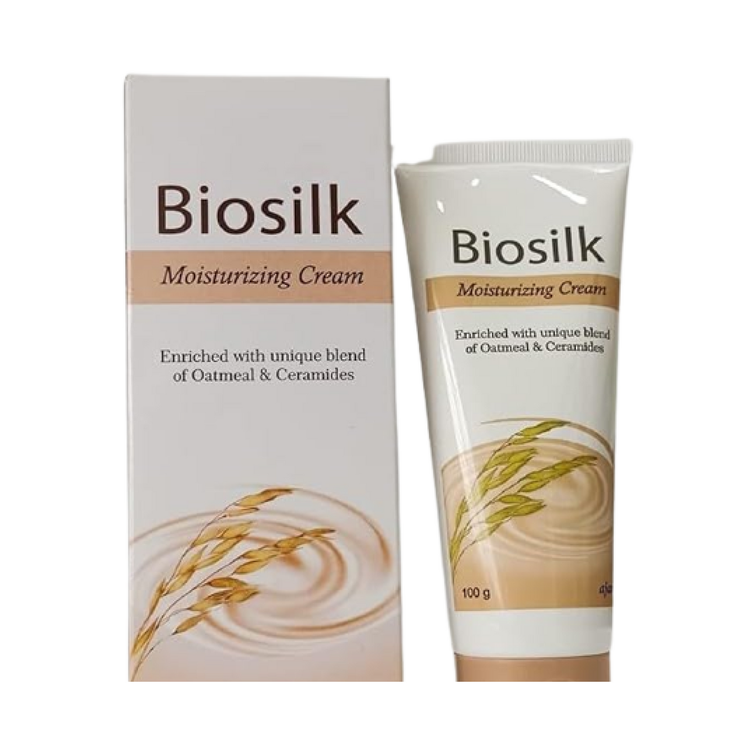 Vedha Bio-silk moisturizing cream enriched with unique blend of oatmeal & ceramides 100gm