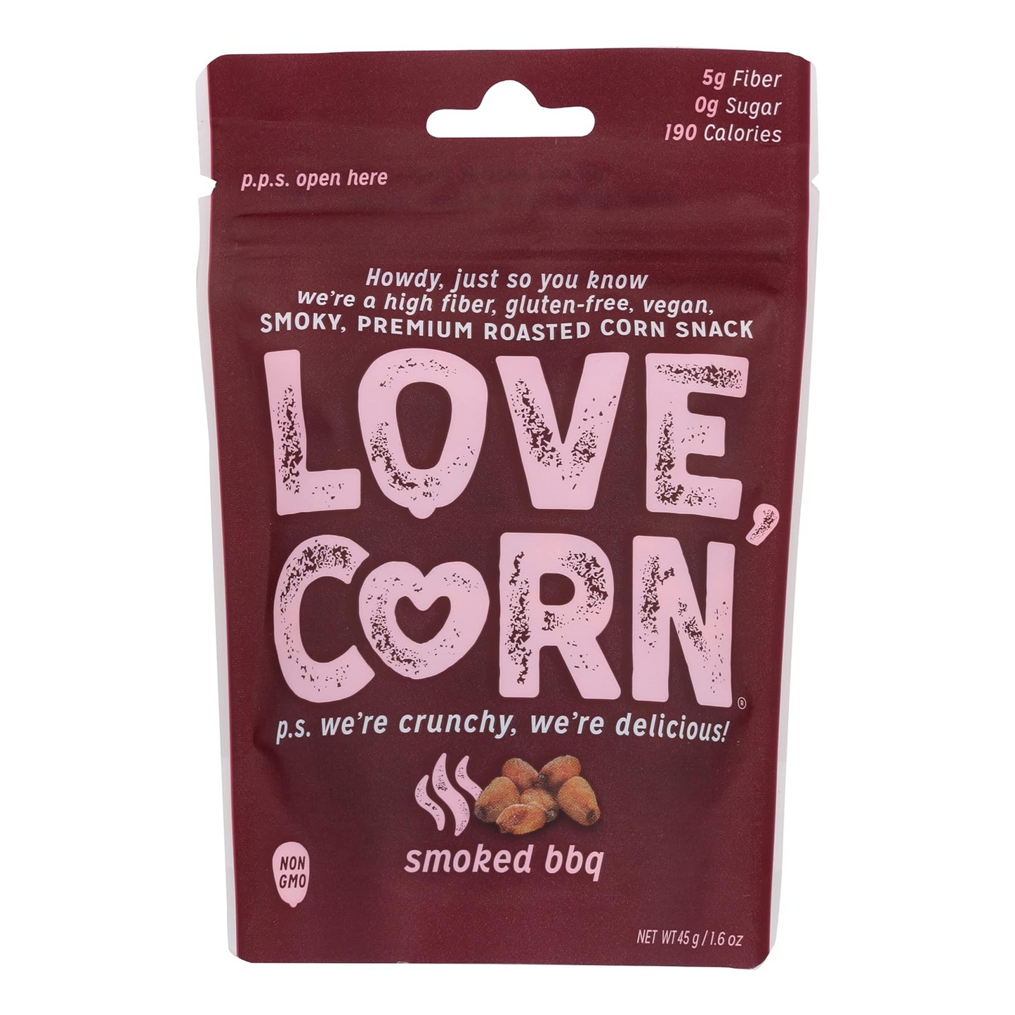 Love Corn Smoked BBQ Corn Nuts, 1.6oz