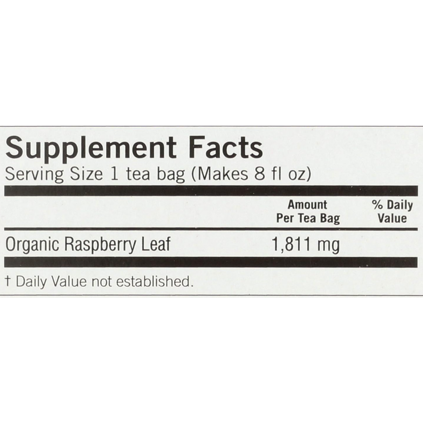Yogi Tea, Raspberry Leaf, Caffeine Free, 16 Tea Bags, 1.02 oz (29 g)