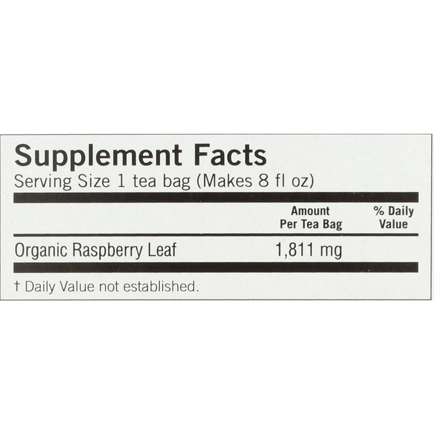 Yogi Tea, Raspberry Leaf, Caffeine Free, 16 Tea Bags, 1.02 oz (29 g)